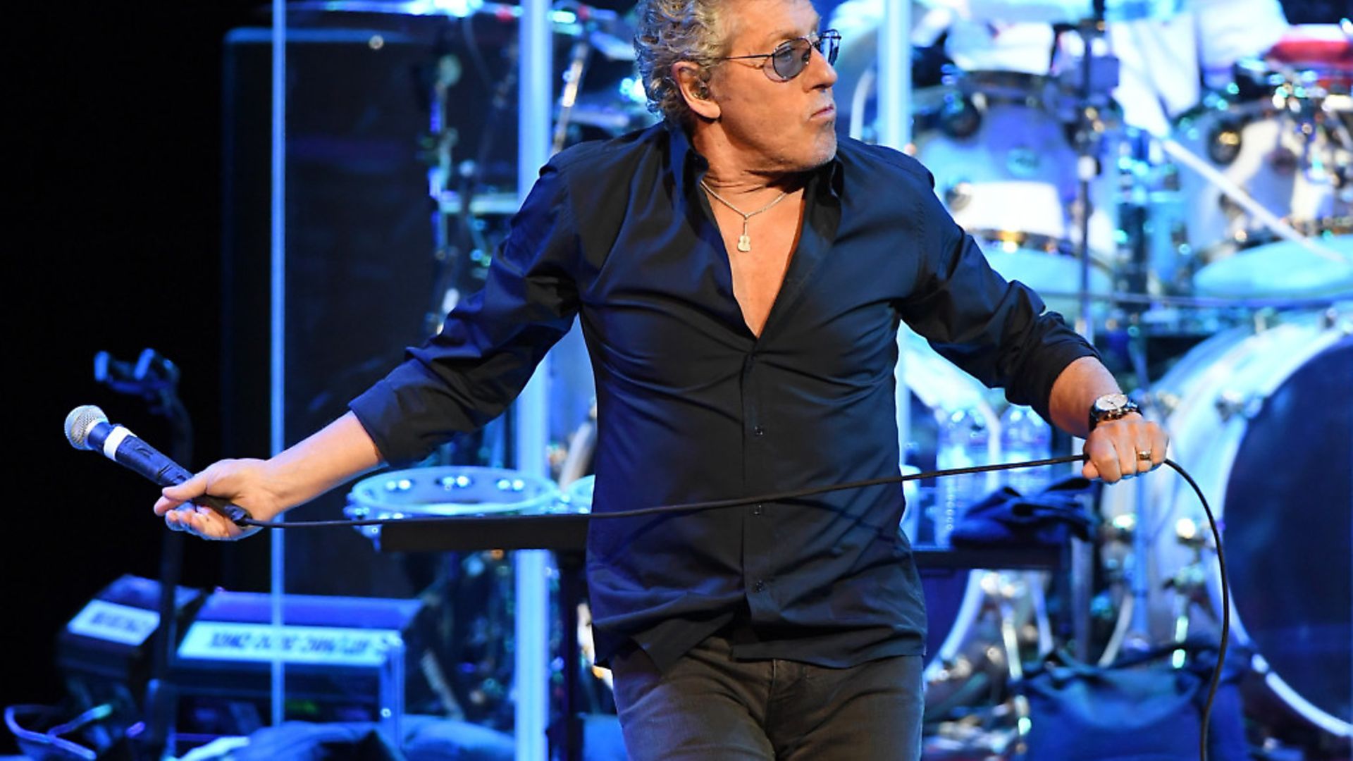 Singer Roger Daltrey of The Who performs on the first night of the band's residency at The Colosseum at Caesars Palace.  (Photo by Ethan Miller/Getty Images) - Credit: Getty Images
