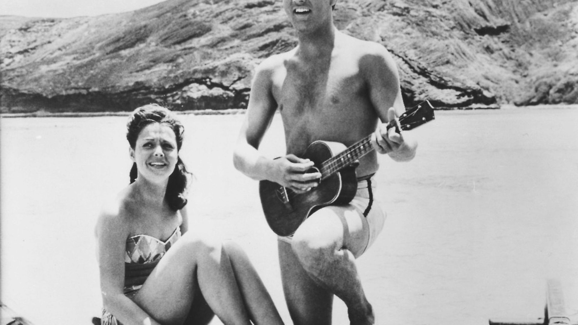 Elvis Presley and Joan Blackman in Blue Hawaii (Photo from Getty Images) - Credit: ullstein bild via Getty Images
