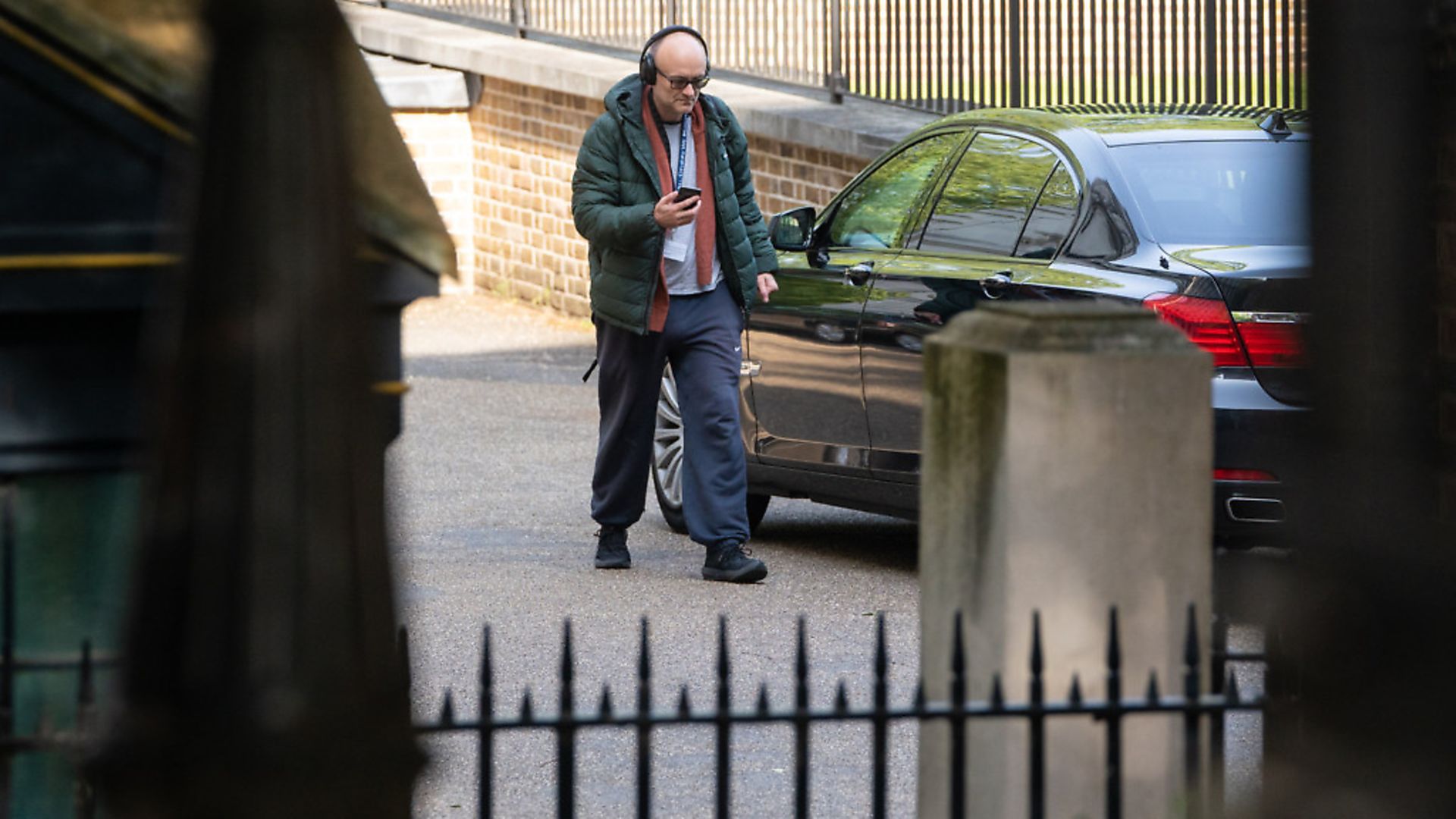 Chief Adviser to the Prime Minister Boris Johnson, Dominic Cummings on Downing Street. Photograph: Dominic Lipinski/PA. - Credit: PA