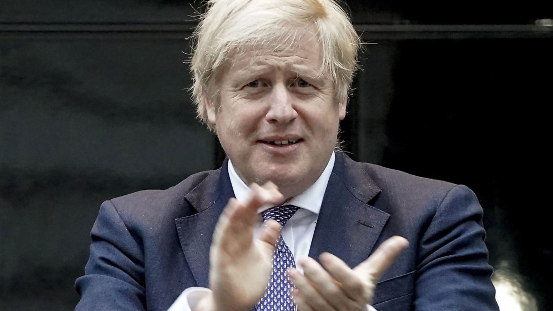 Prime Minister Boris Johnson outside 10 Downing Street in London. Photograph: Andrew Parsons/10 Downing Street/Crown Copyright/PA Wire. - Credit: PA