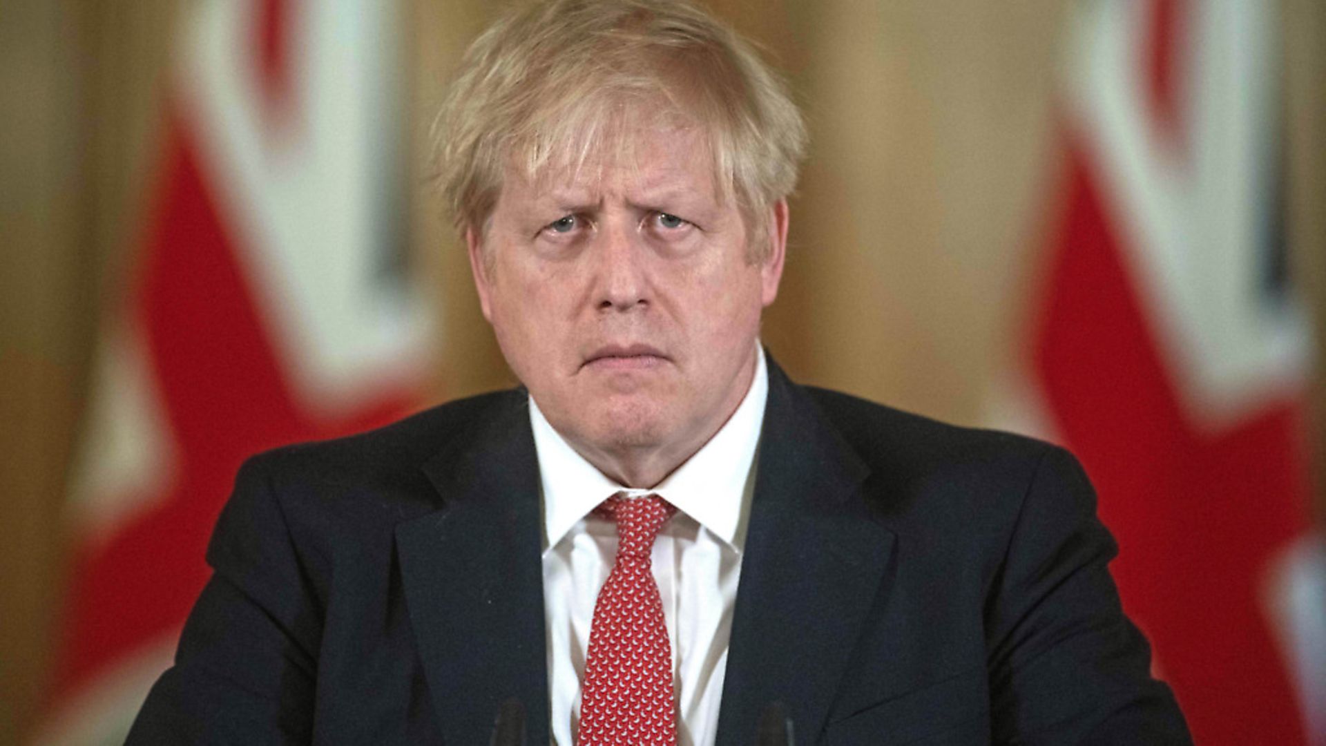 Prime Minister Boris Johnson speaking at a media briefing in Downing Street. Photograph: JULIAN SIMMONDS/Daily Telegraph. - Credit: PA