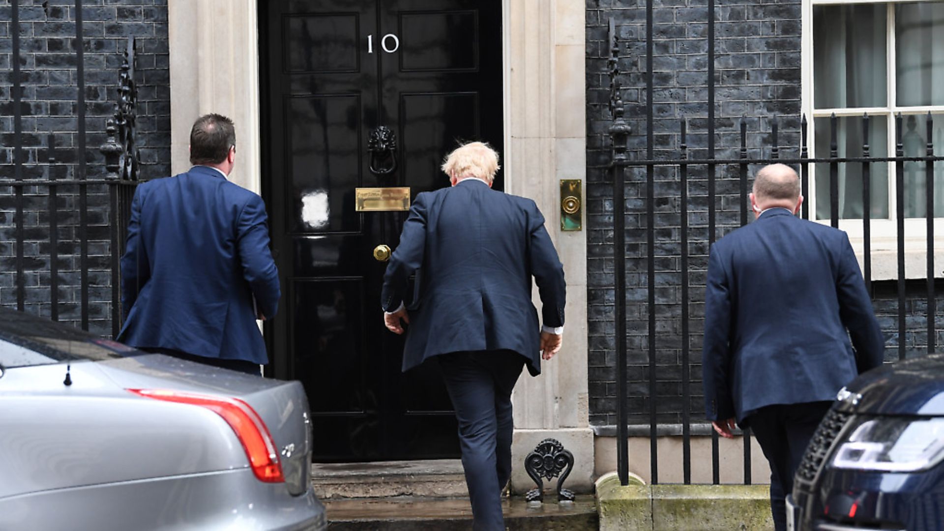 Prime Minister Boris Johnson arriving in Downing Street. Photograph: Stefan Rousseau/PA. - Credit: PA