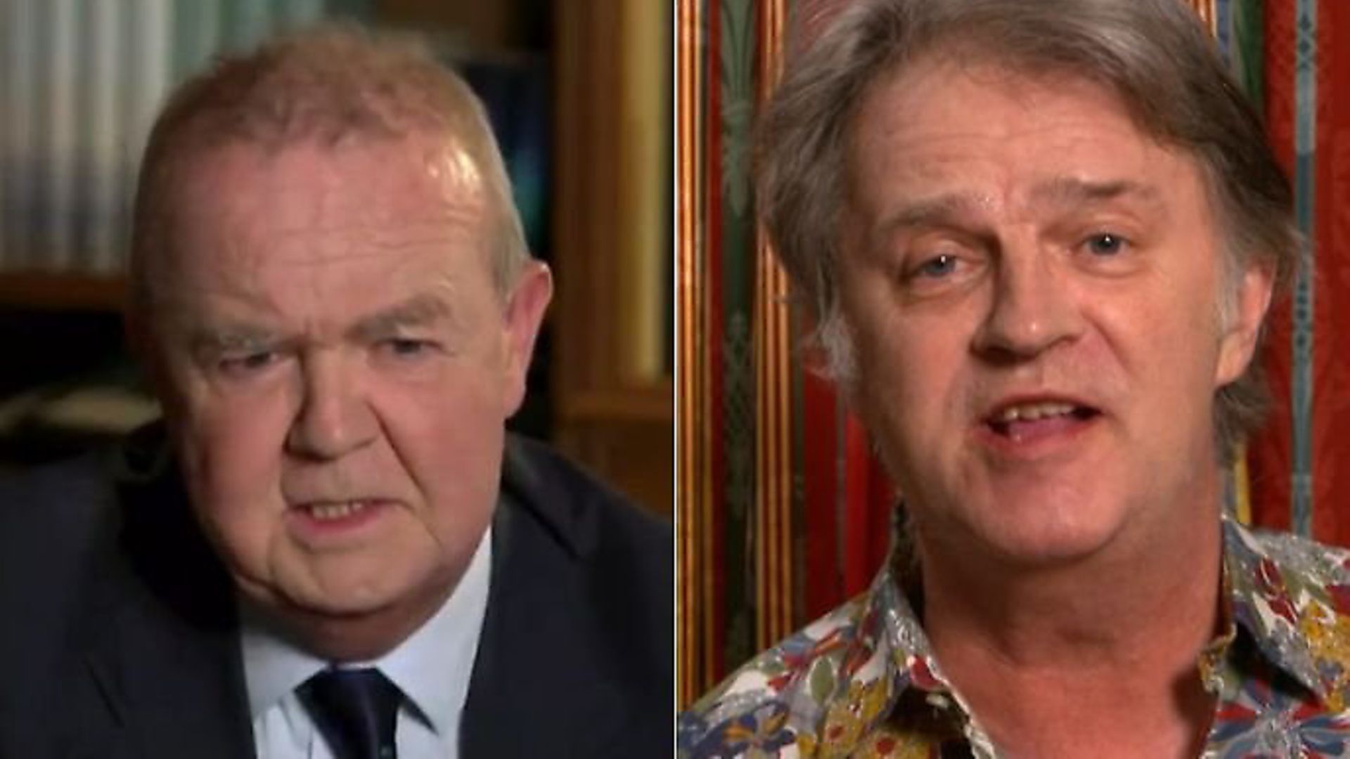 Ian Hislop and Paul Merton tear into Dominic Cummings on Have I Got News For You. Photograph: BBC. - Credit: Archant