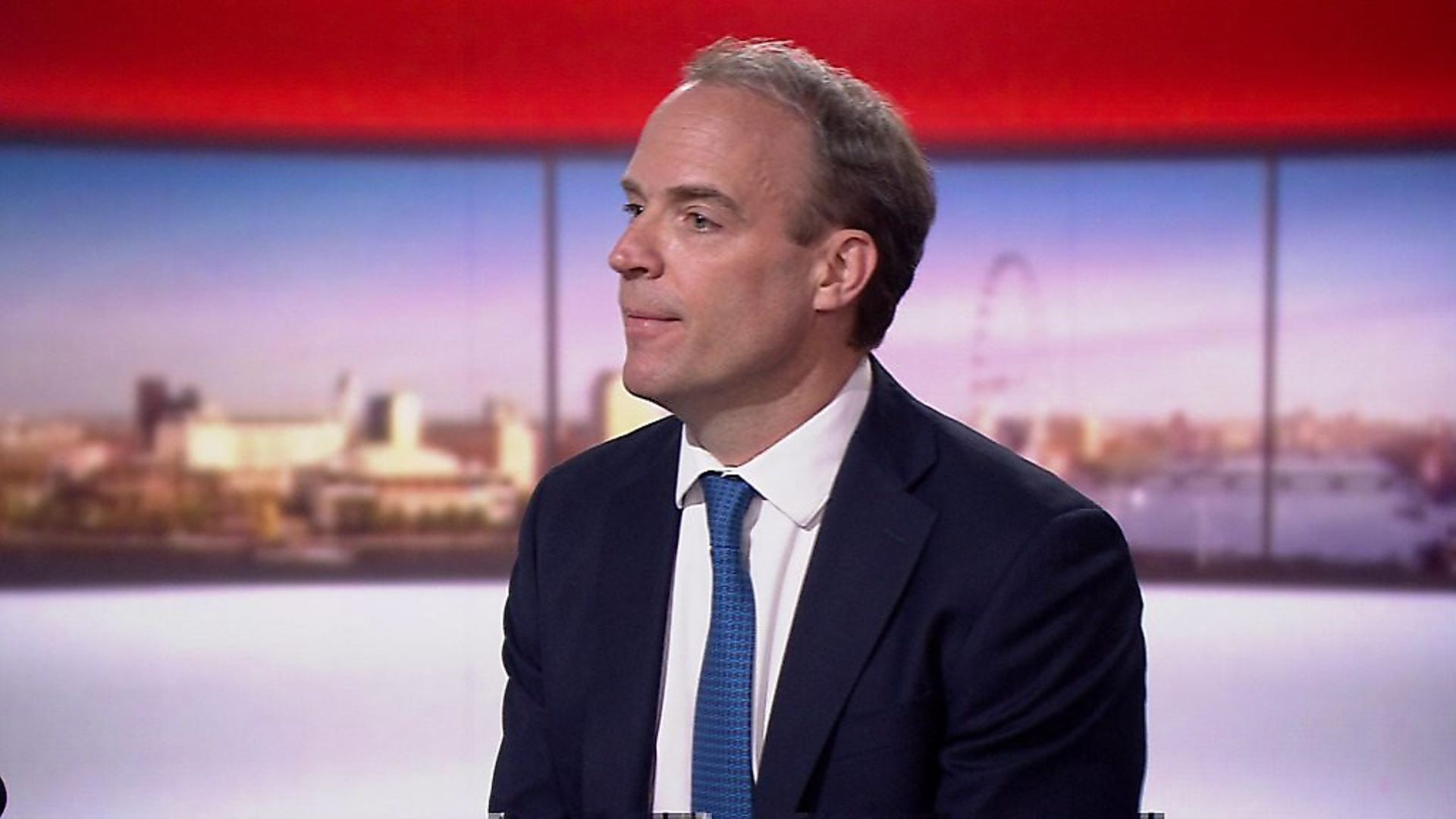 Dominic Raab appears on the Andrew Marr Show. Photograph: BBC. - Credit: Archant