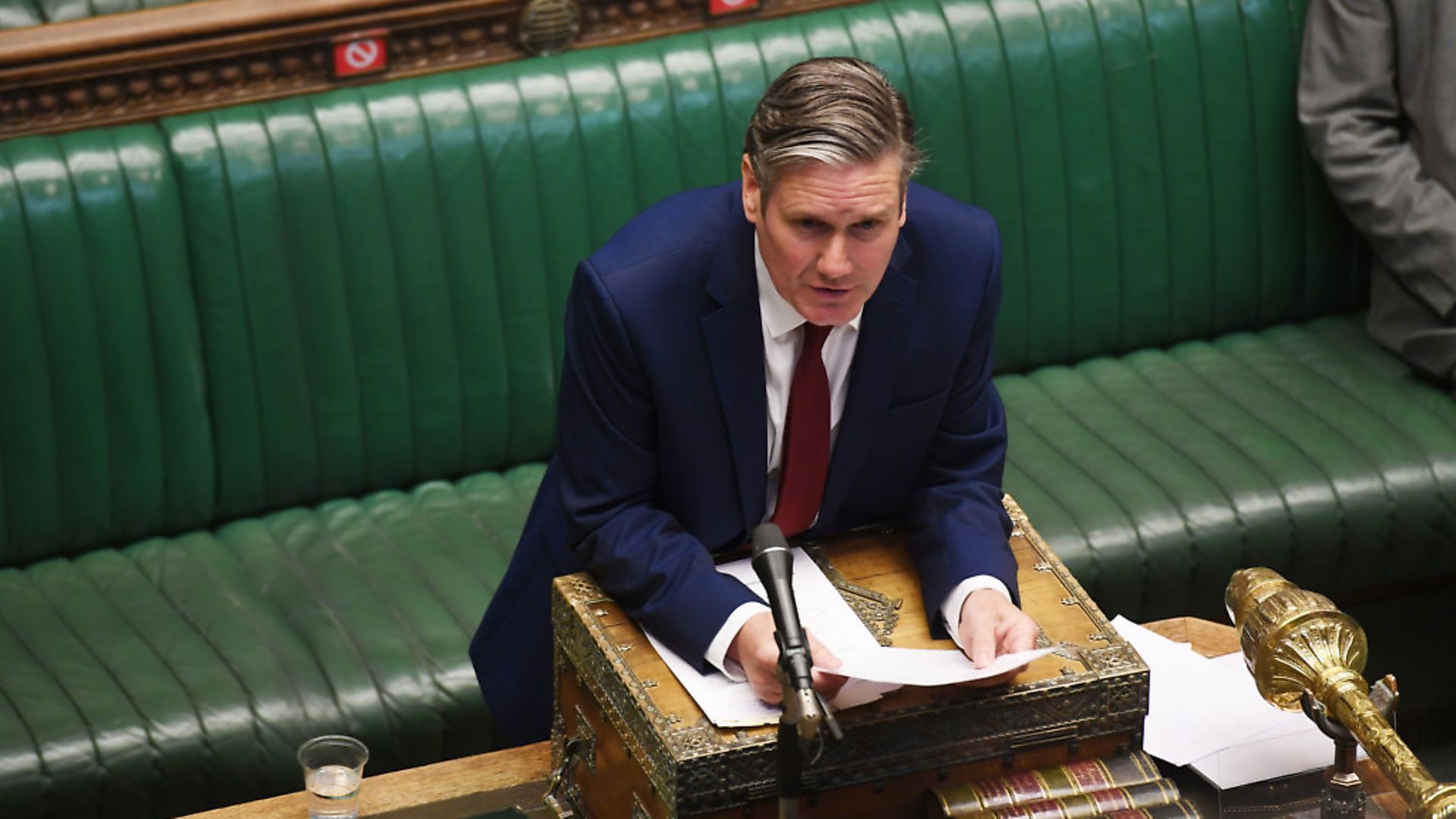 Keir Starmer speaking during Prime Minister's Questions in the House of Commons (UK Parliament/Jessica Taylor/PA Wire) - Credit: PA