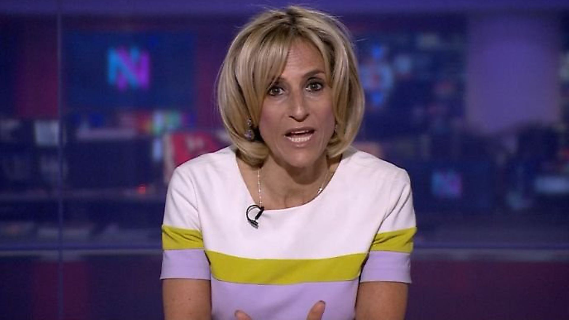 Emily Maitlis presents BBC's Newsnight. Photograph: BBC. - Credit: Archant