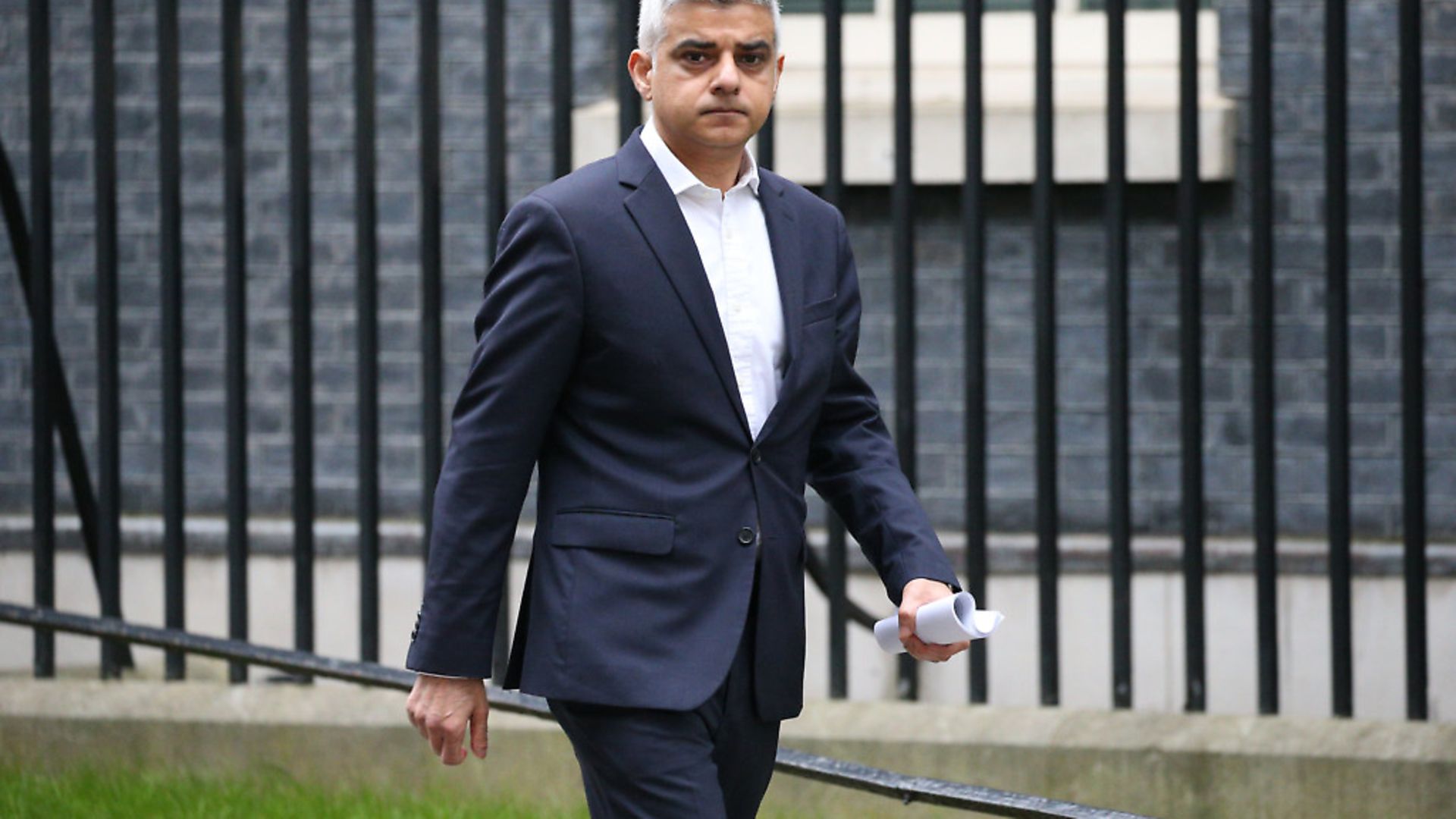 Mayor of London Sadiq Khan leaves Downing Street. Picture: Jonathan Brady/PA - Credit: PA