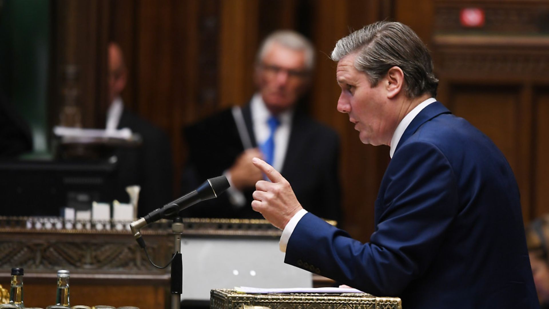 Keir Starmer at PMQs in the House of Commons. Photograph: Jessica Taylor/UK Parliament. - Credit: Archant