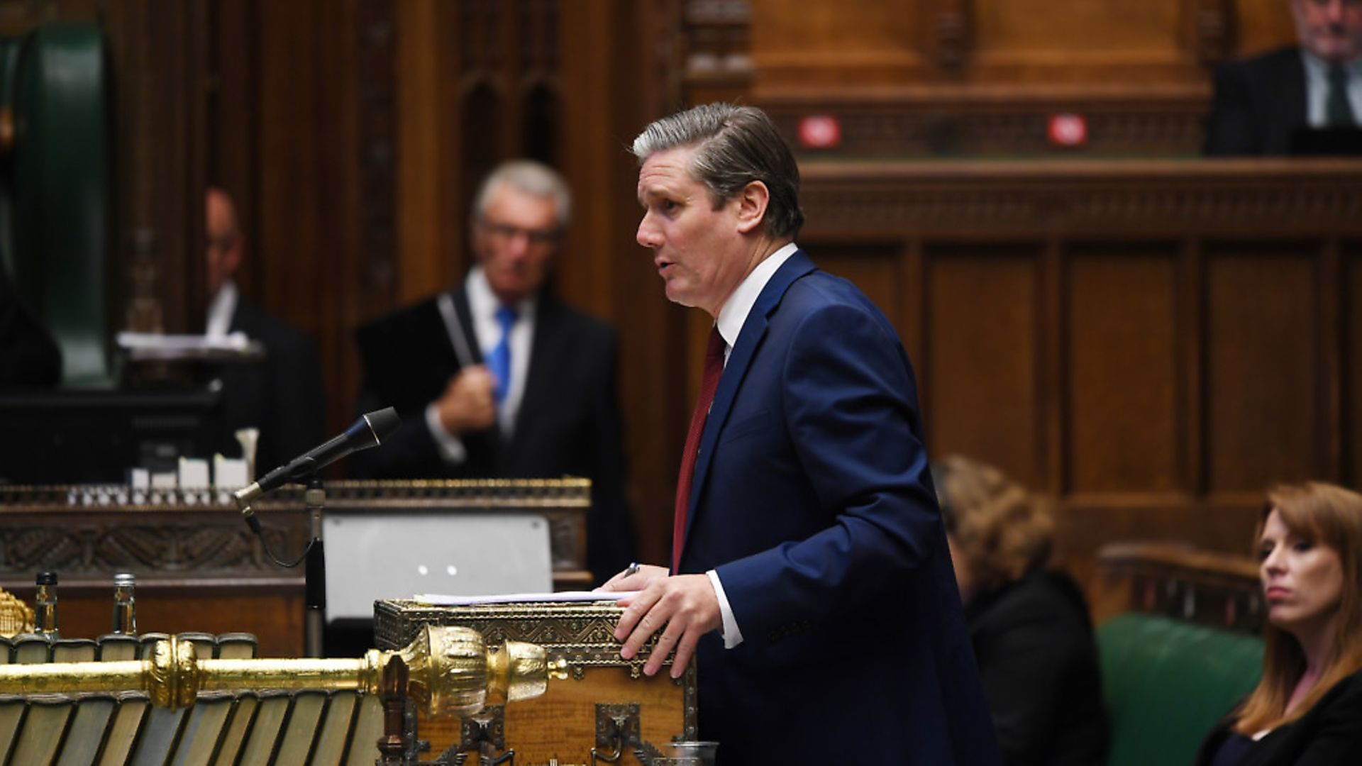 Keir Starmer at PMQs in the House of Commons. Photograph: Jessica Taylor/UK Parliament. - Credit: Archant