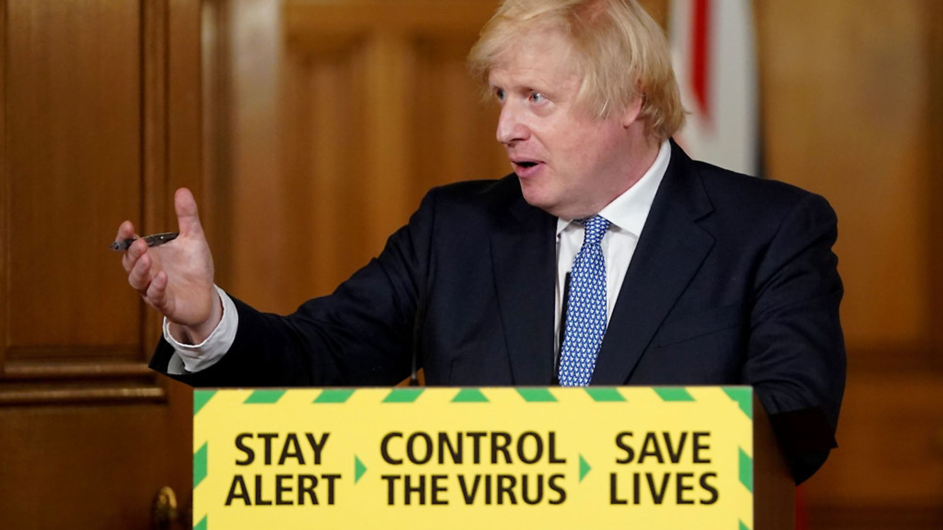 Boris Johnson announced a lockdown in Sheffield. Photograph: Pippa Fowles/10 Downing Street/Crown Copyright/PA Wire. - Credit: PA