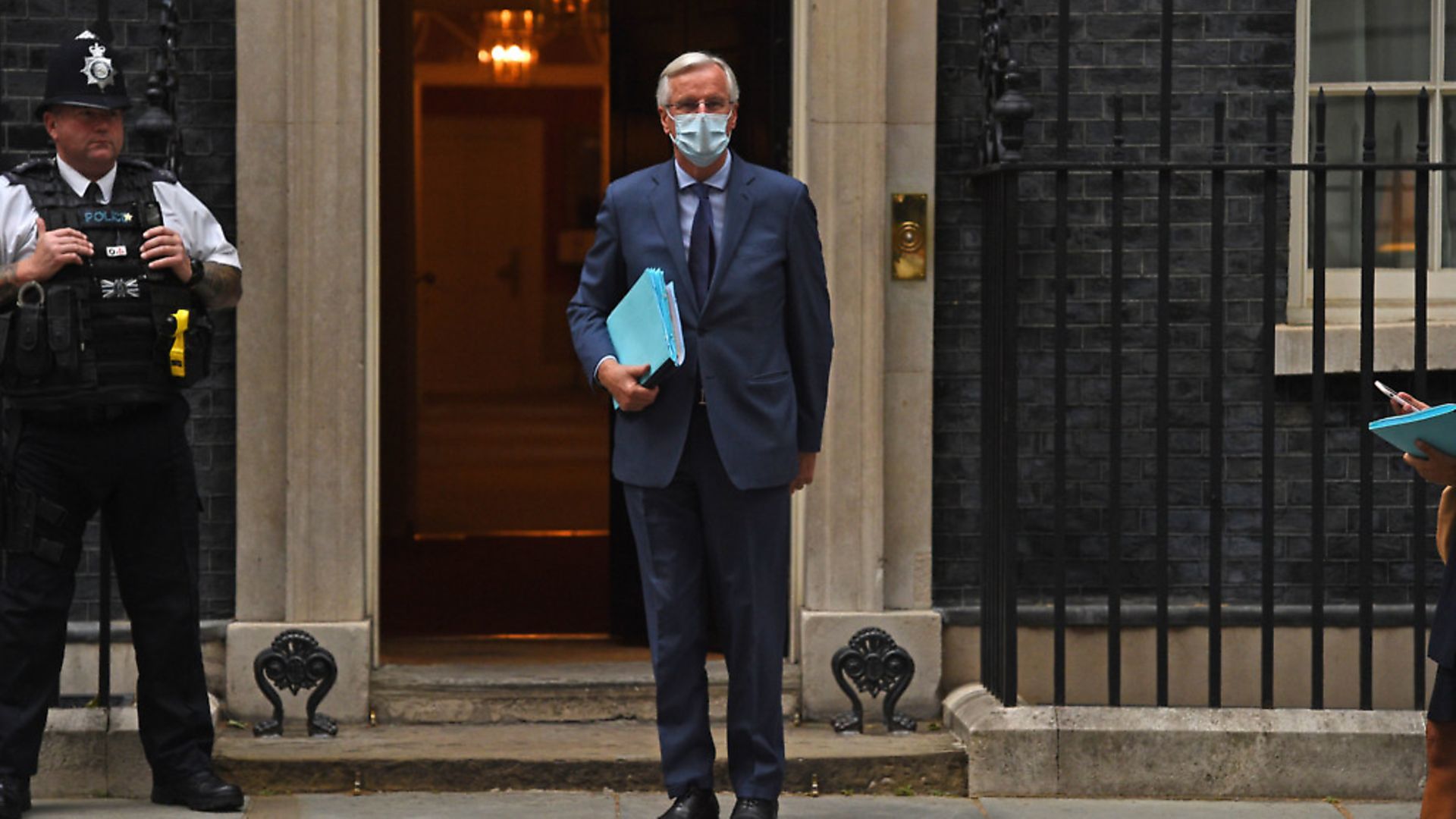 The European Union's Chief Brexit Negotiator Michel Barnier arrives at 10 Downing Street for more Brexit talks. Photograph: Kirsty O'Connor/PA Wire. - Credit: PA