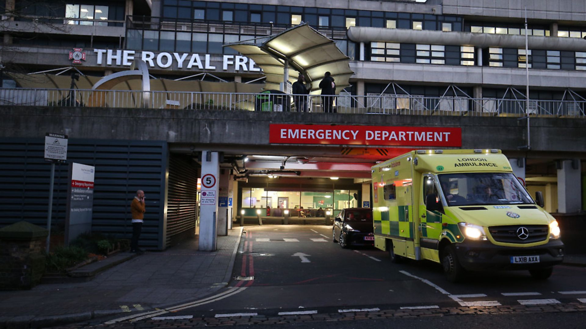 A view of the Royal Free Hospital teaching hospital in the Hampstead area of the London Borough of Camden. The hospital is part of the Royal Free London NHS Foundation Trust. Picture: Jonathan Brady/PA Wire - Credit: PA