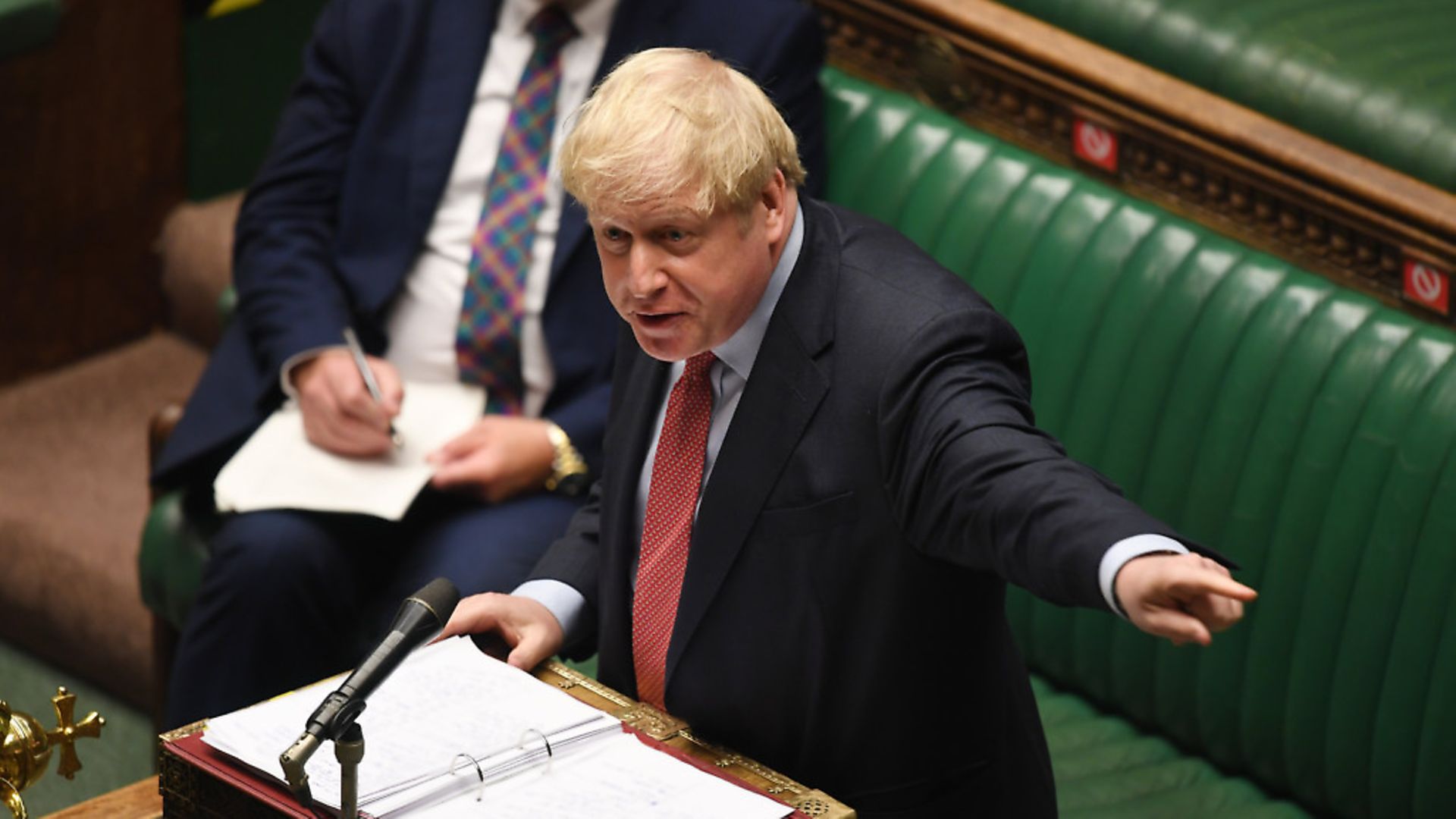 Boris Johnson in the House of Commons. Photograph: Jessica Taylor/House of Commons. - Credit: Archant