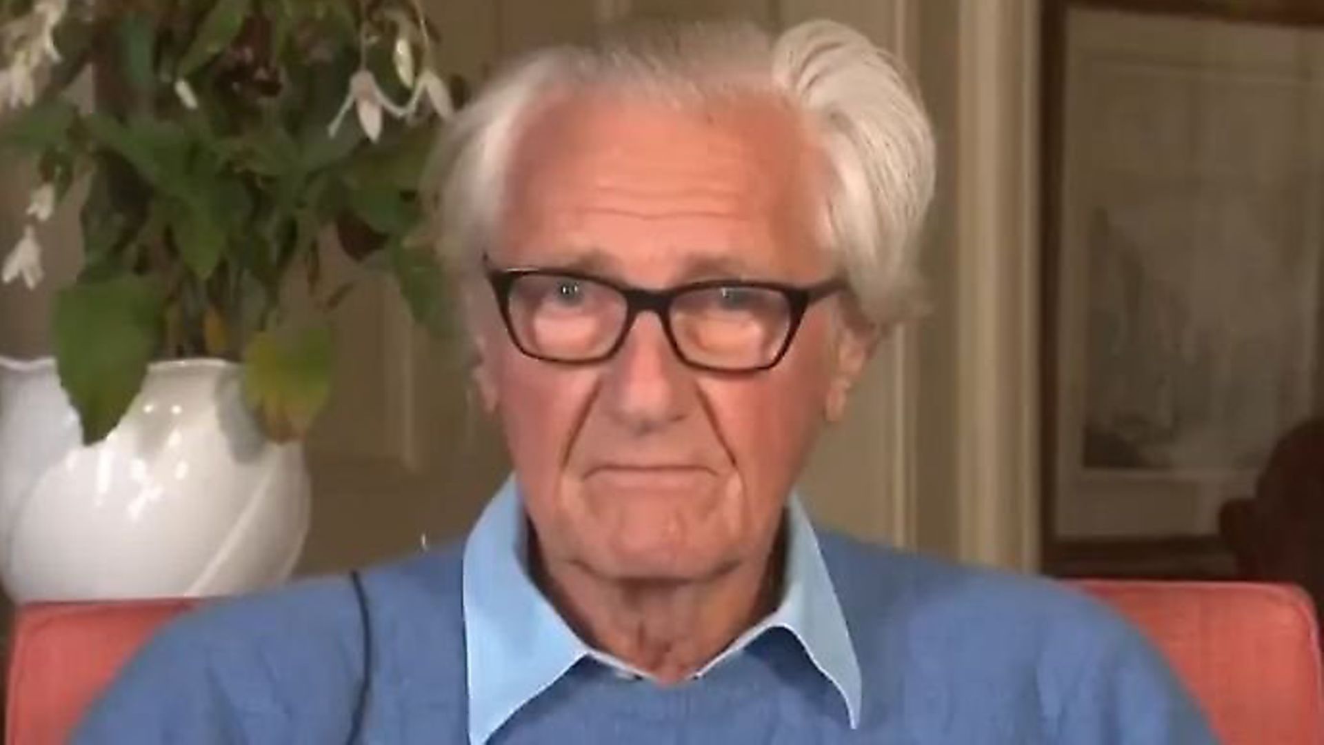Lord Heseltine speaks to Sky News. Photograph: Sky. - Credit: Archant