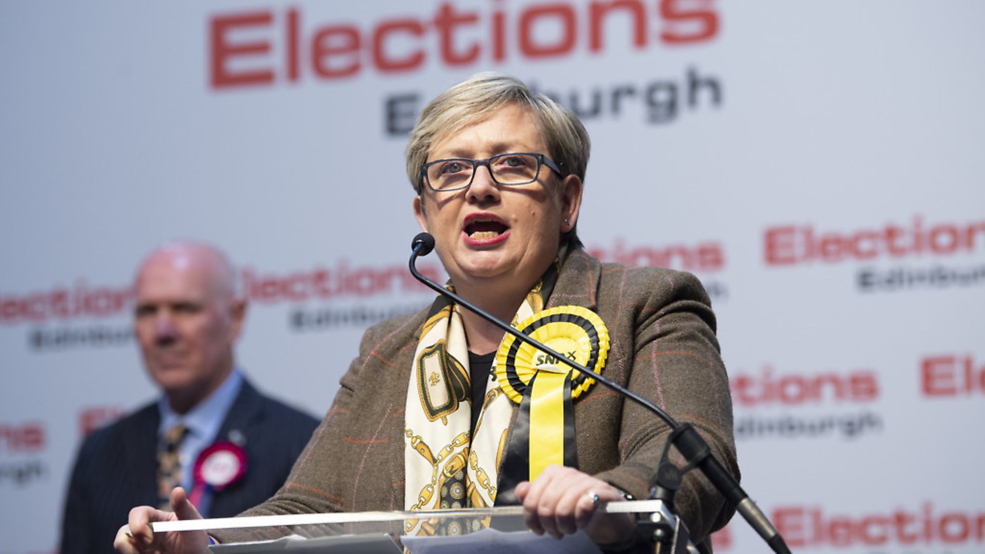 Edinburgh South West MP Joanna Cherry retains her seat at the UK Parliamentary General Election. Photograph: Lesley Martin/PA. - Credit: PA