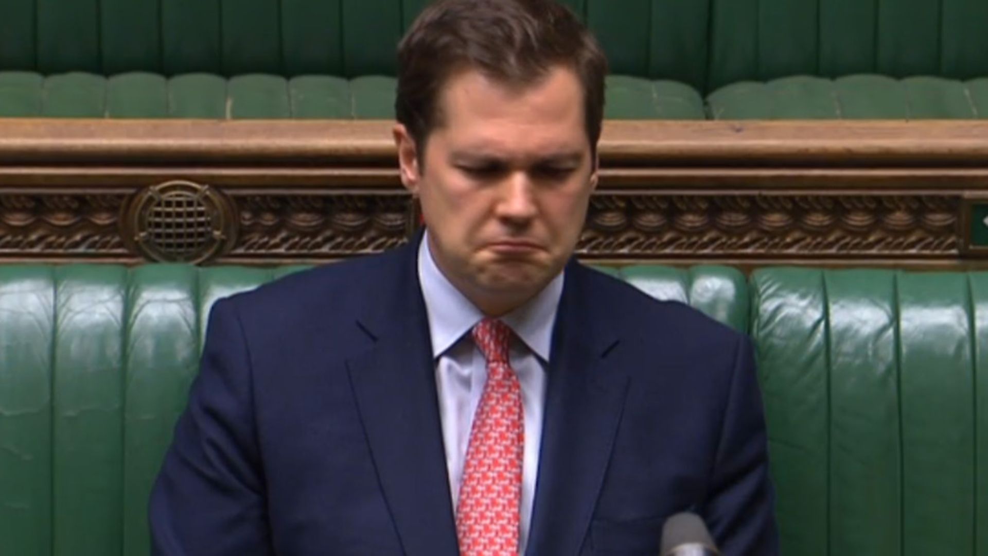 Housing Secretary Robert Jenrick in the House of Commons, London, he has faced accusations of "cash for favours" after it emerged the developer, ex-Daily Express owner Richard Desmond, had personally given the Conservative Party �12,000 two weeks after the scheme for 1,500 homes was approved. Photograph: PA Wire. - Credit: PA