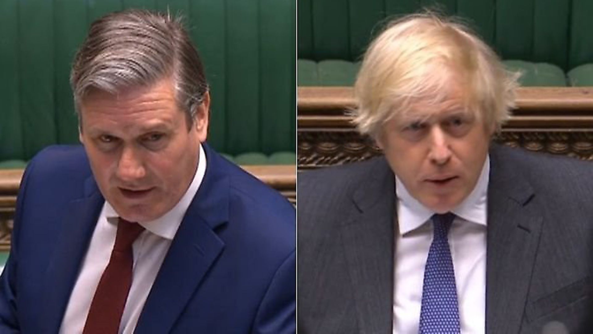 Sir Keir Starmer claimed the prime minister had a 'history' of making false accustion during PMQS; Parliamentlive - Credit: Archant