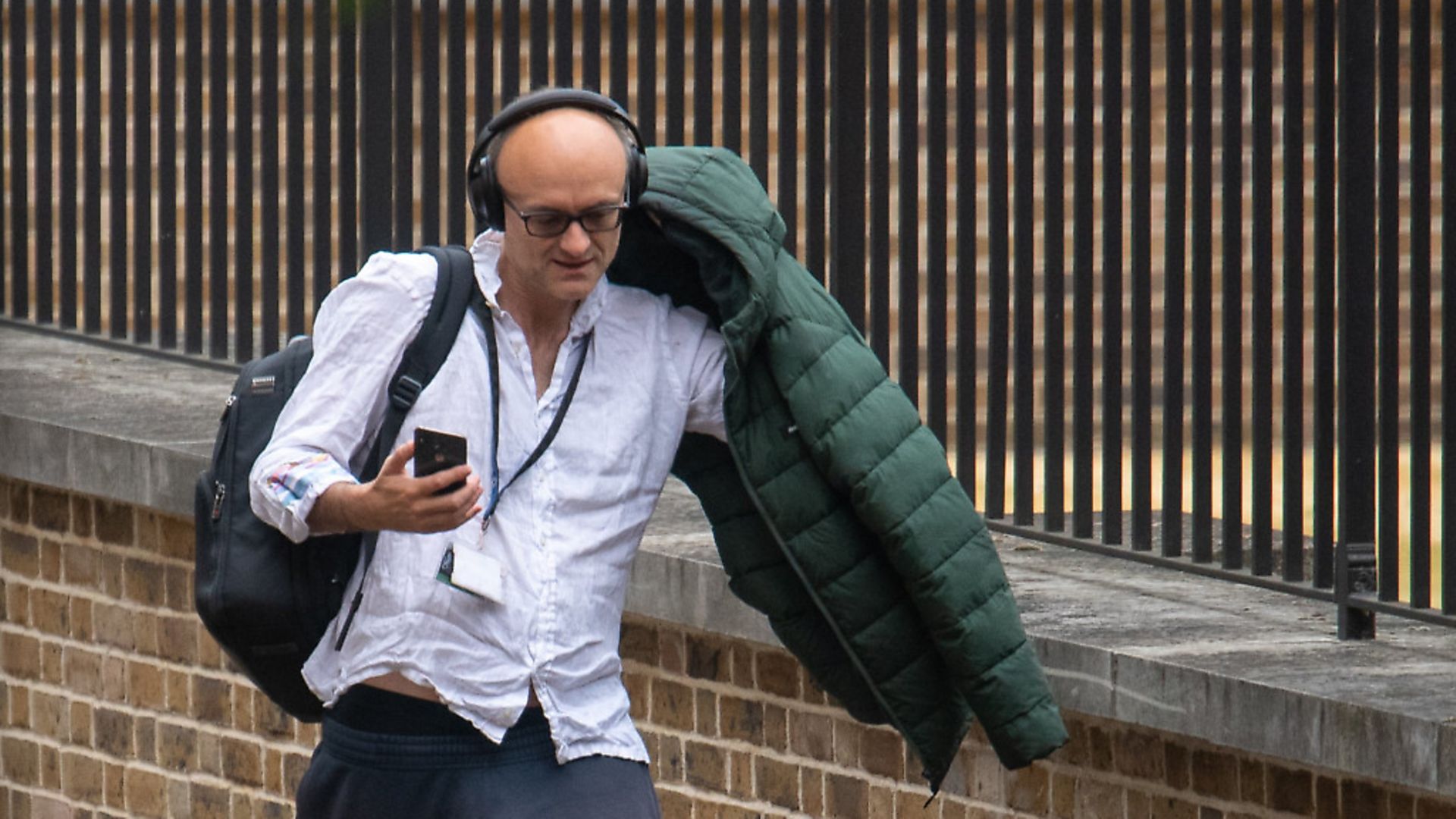 Dominic Cummings, aide to Prime Minister Boris Johnson, arrives at 10 Downing Street. Photograph: Dominic Lipinski/PA. - Credit: PA