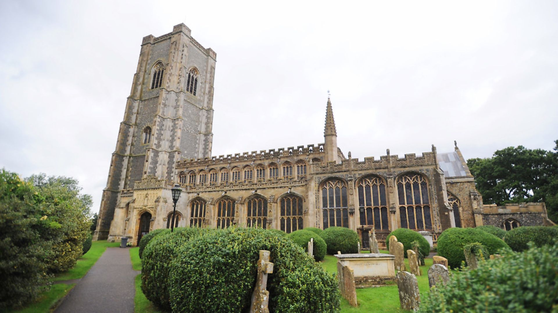 Lavenham church in Suffolk. East Anglia returns in Peter Trudgill's latest column. Photograph: Gregg Brown - Credit: Gregg Brown
