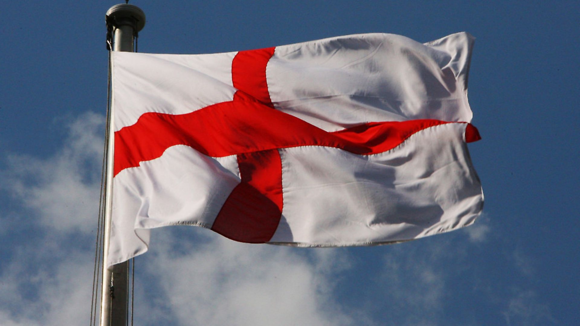 The St George flag is seen flying above 10 Downing St on April 23, 2008 in London.  (Photo by Daniel Berehulak/Getty Images) - Credit: Getty Images