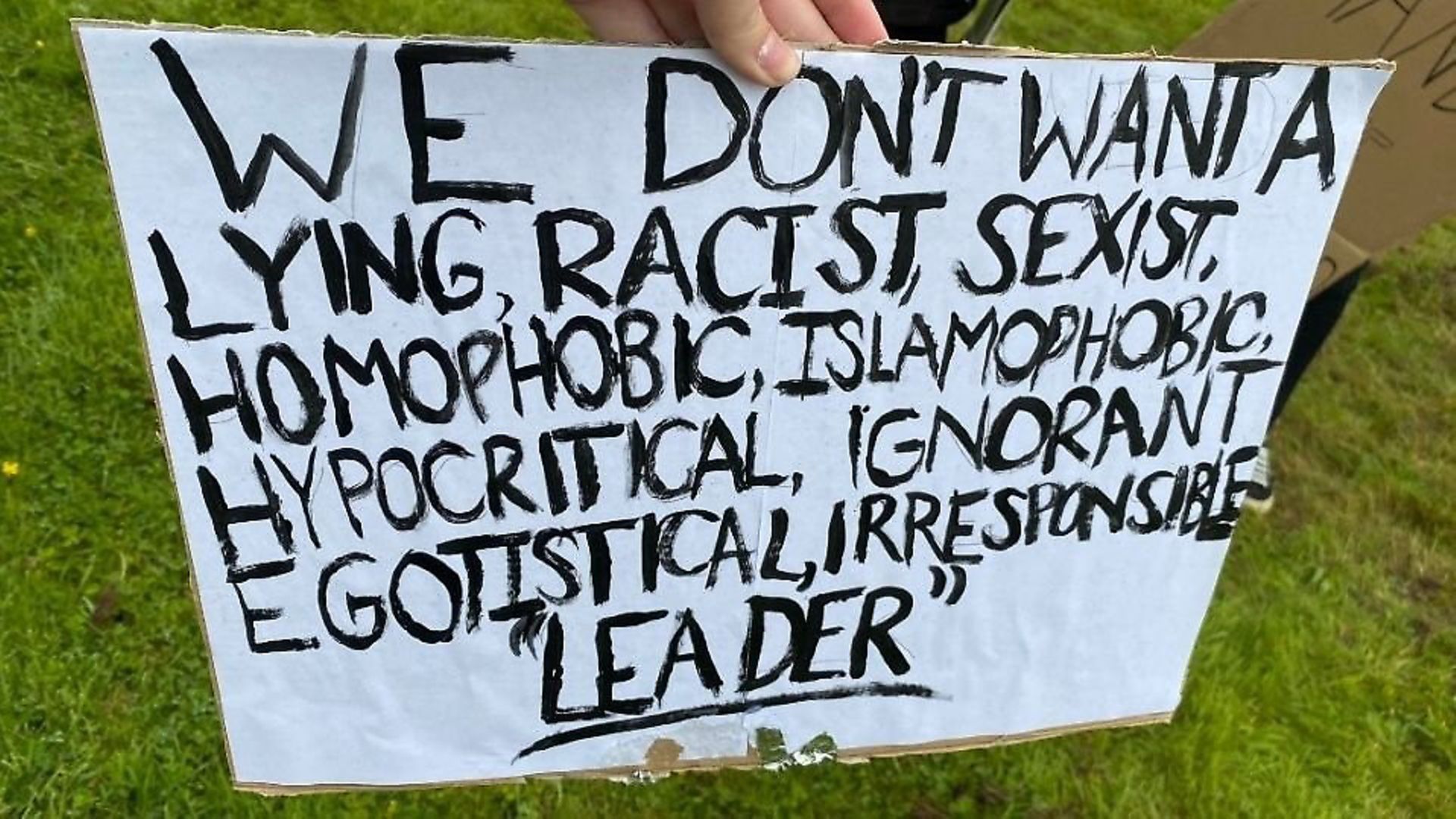 Protesters plan for Boris Johnson's arrival in Scotland. Photograph: Twitter. - Credit: Archant