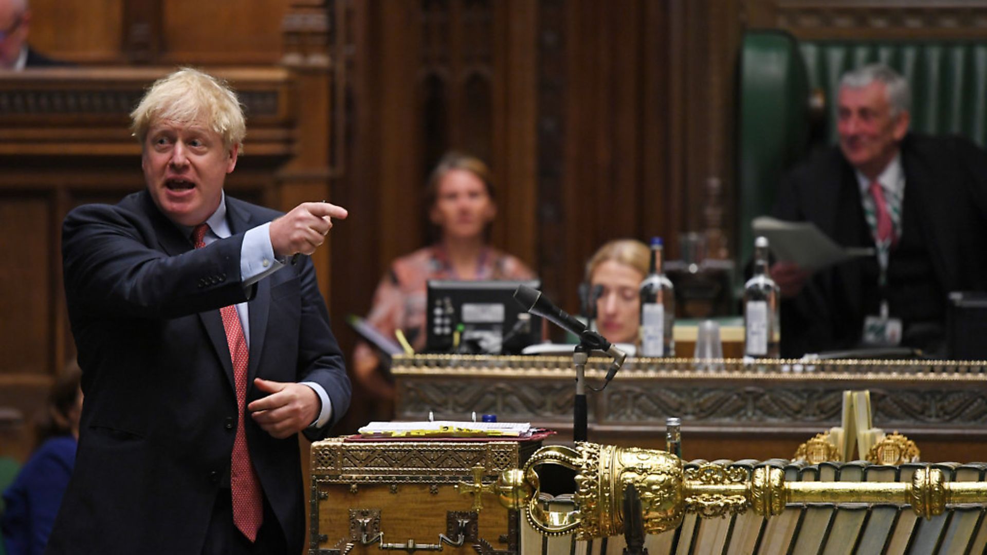 Boris Johnson in the House of Commons. Photograph: Jessica Taylor/House of Commons. - Credit: Archant
