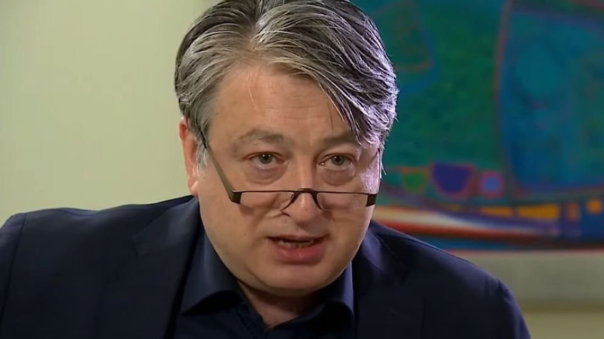 Alexander Temerko speaks to ITV News about the Russia report. Photograph: ITV. - Credit: Archant