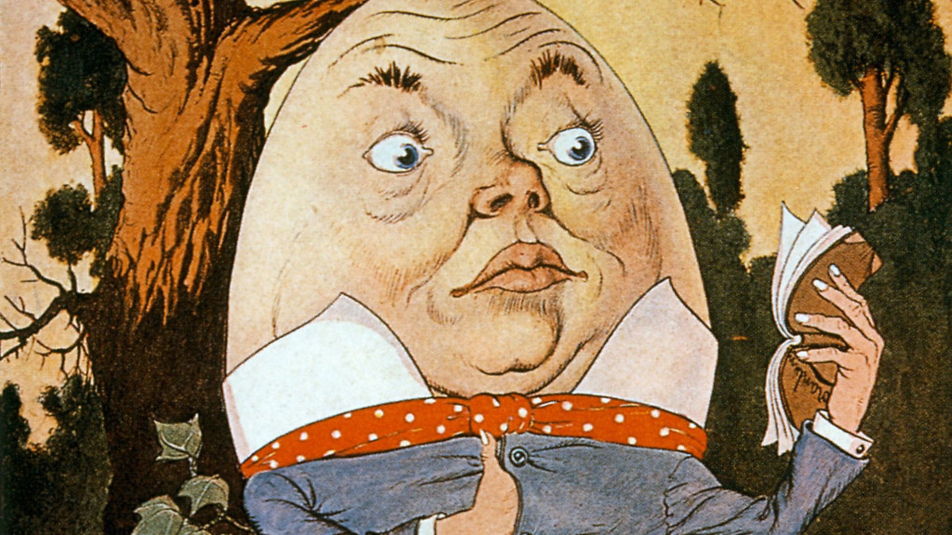 Humpty Dumpty Sitting on a Wall, illustration by Milo Winter, 1916. Photo by: Universal History Archive/Universal Images Group via Getty Images - Credit: Universal Images Group via Getty