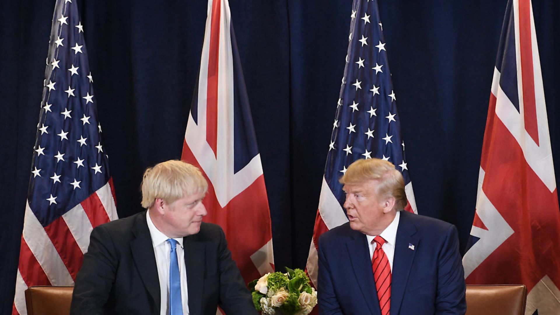 Prime Minister Boris Johnson (left) meets US President Donald Trump. Photograph: Stefan Rousseau/PA. - Credit: PA