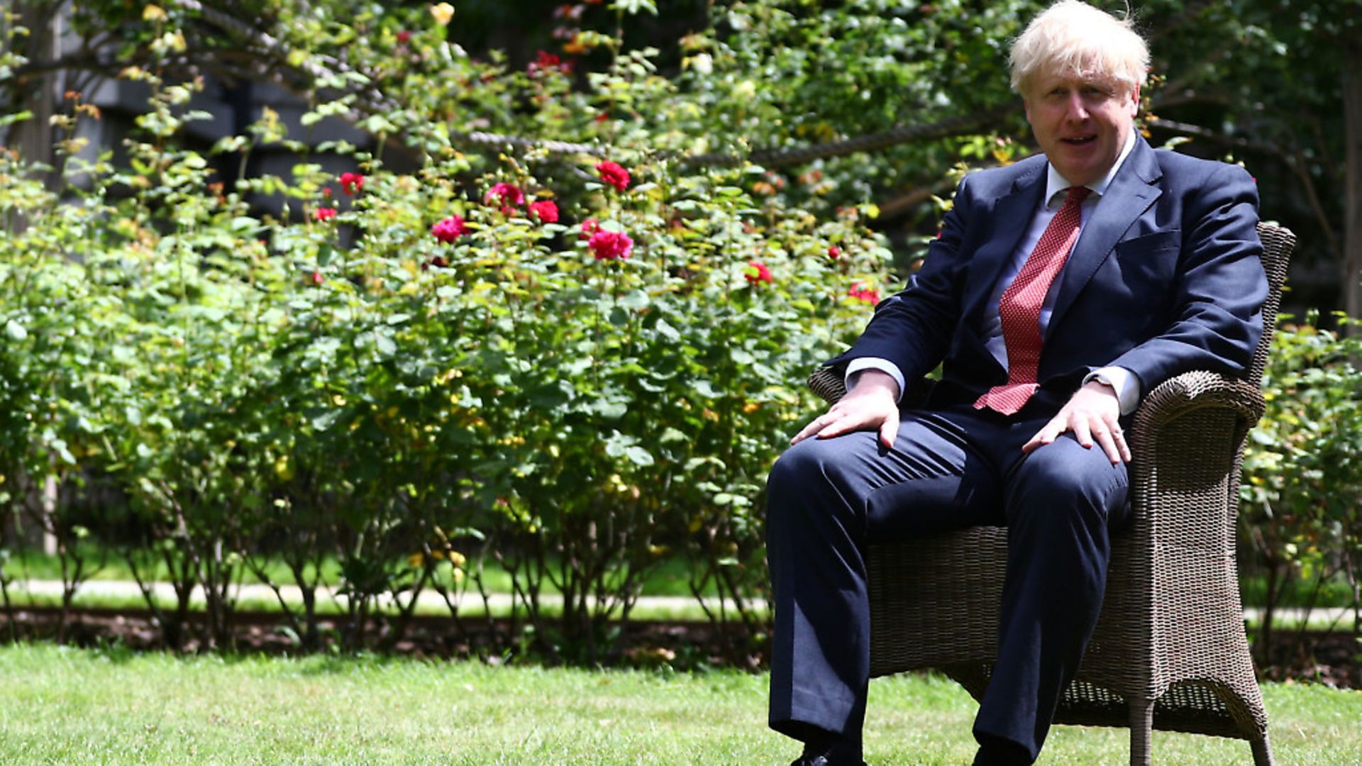 Prime Minister Boris Johnson in Downing Street. Photograph: Hannah McKay/PA Wire. - Credit: PA