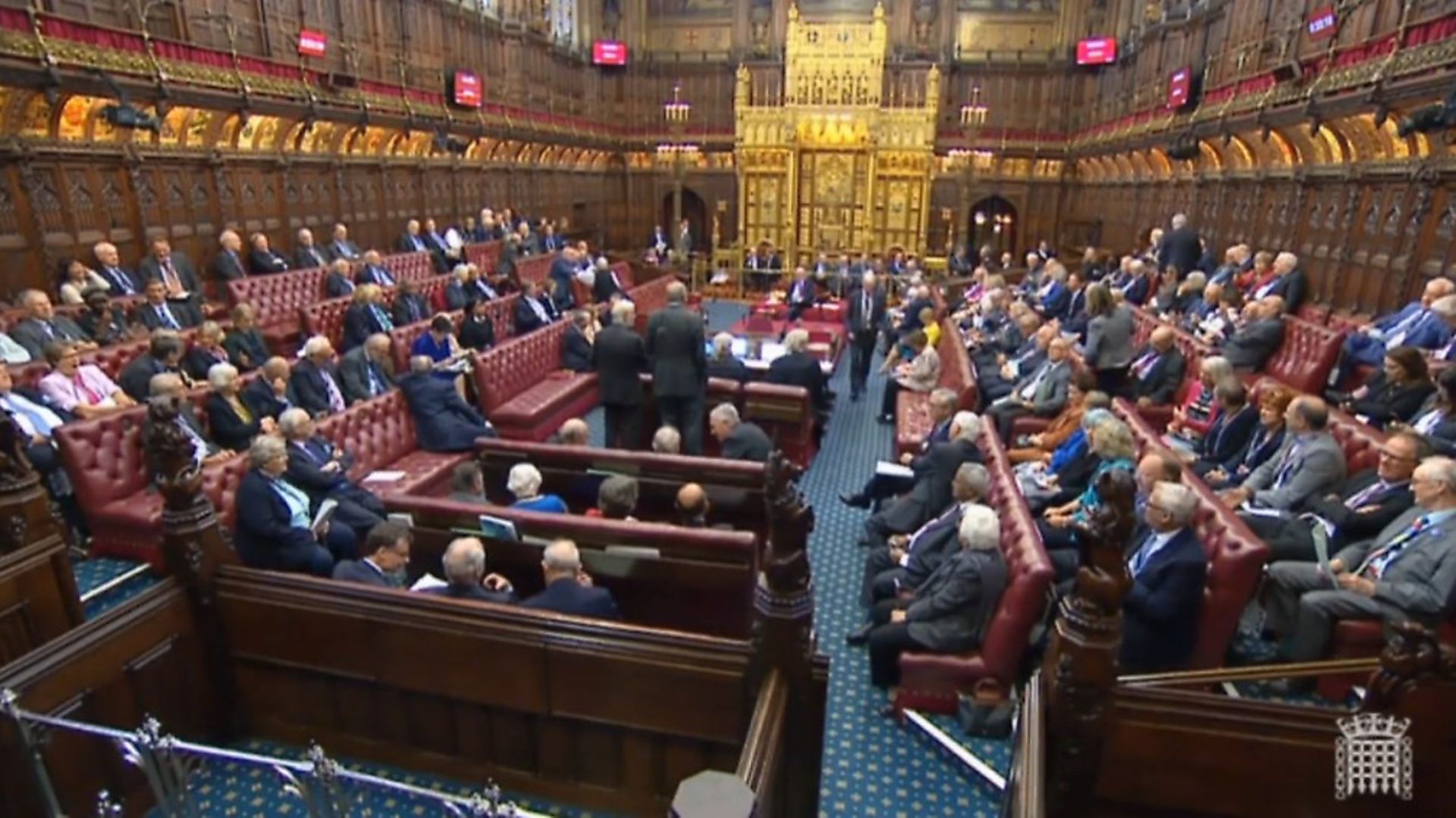 The House of Lords. Photograph: Parliament TV. - Credit: Archant