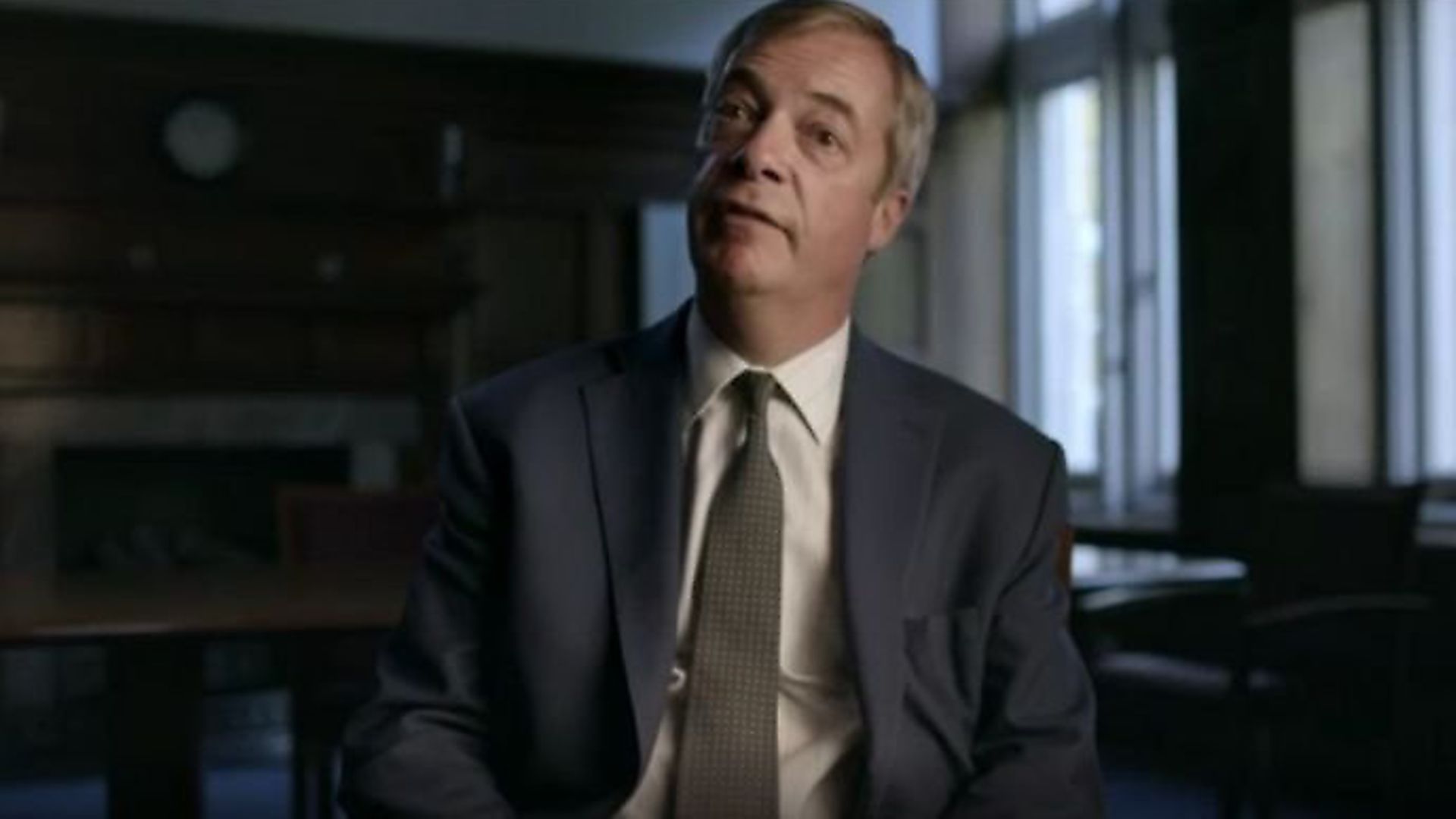 Nigel Farage appears on the BBC documentary about Rupert Murdoch. Photograph: BBC. - Credit: Archant