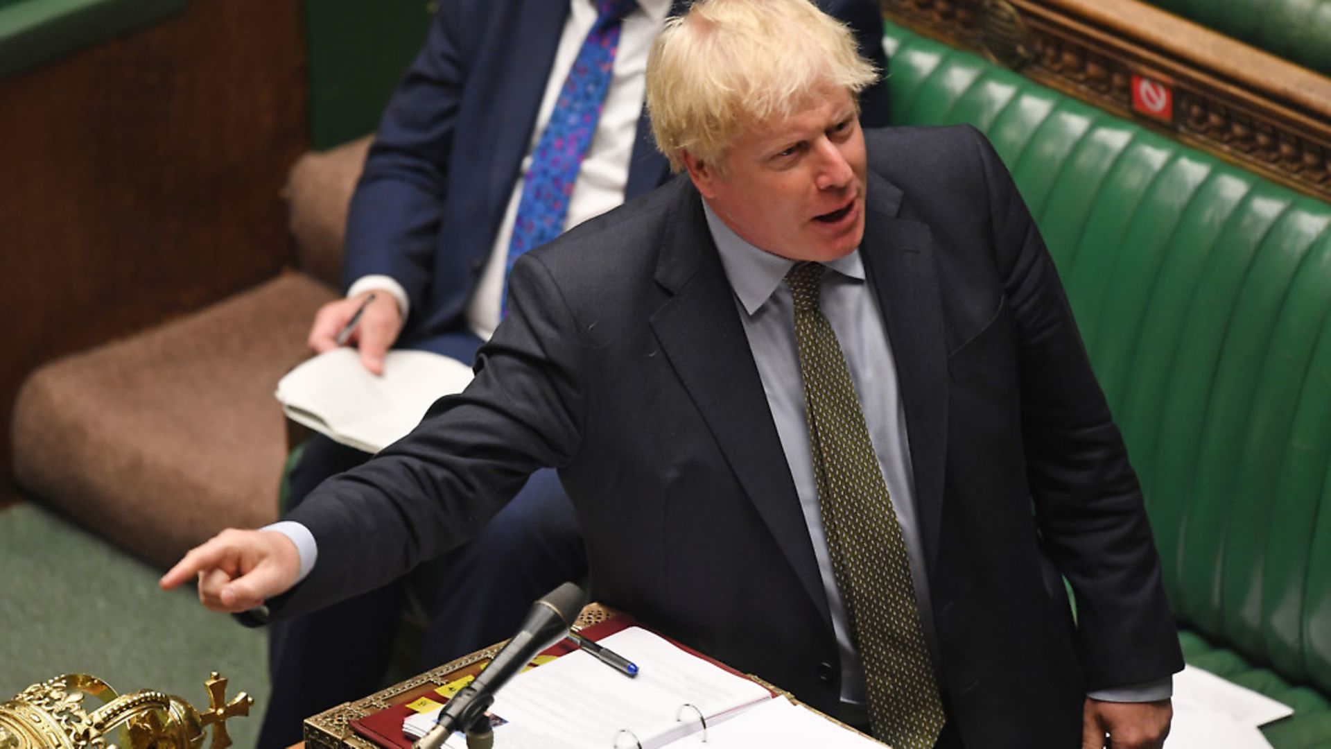Boris Johnson during Prime Minister's Questions in the House of Commons. Photograph: UK Parliament/Jessica Taylor/PA Wire

. - Credit: PA