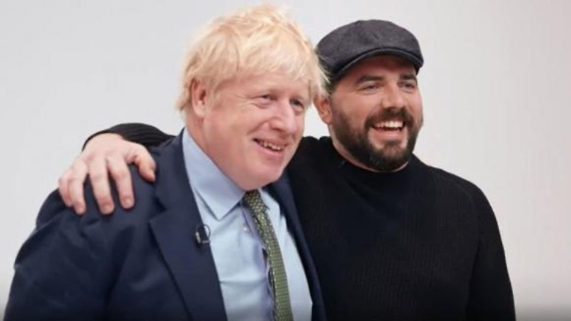 David Barnard meets Boris Johnson in a general election video. Photograph: Conservatives/YouTube. - Credit: Archant