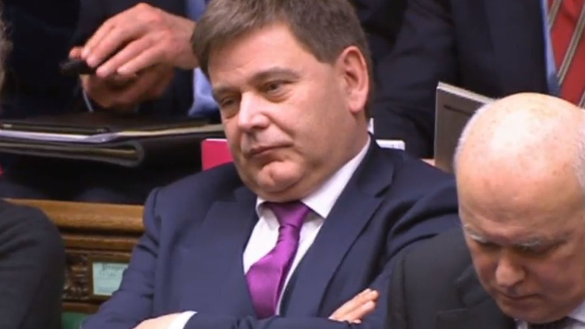 Conservative MP Andrew Bridgen in the House of Commons. Photograph: House of Commons/PA. - Credit: PA