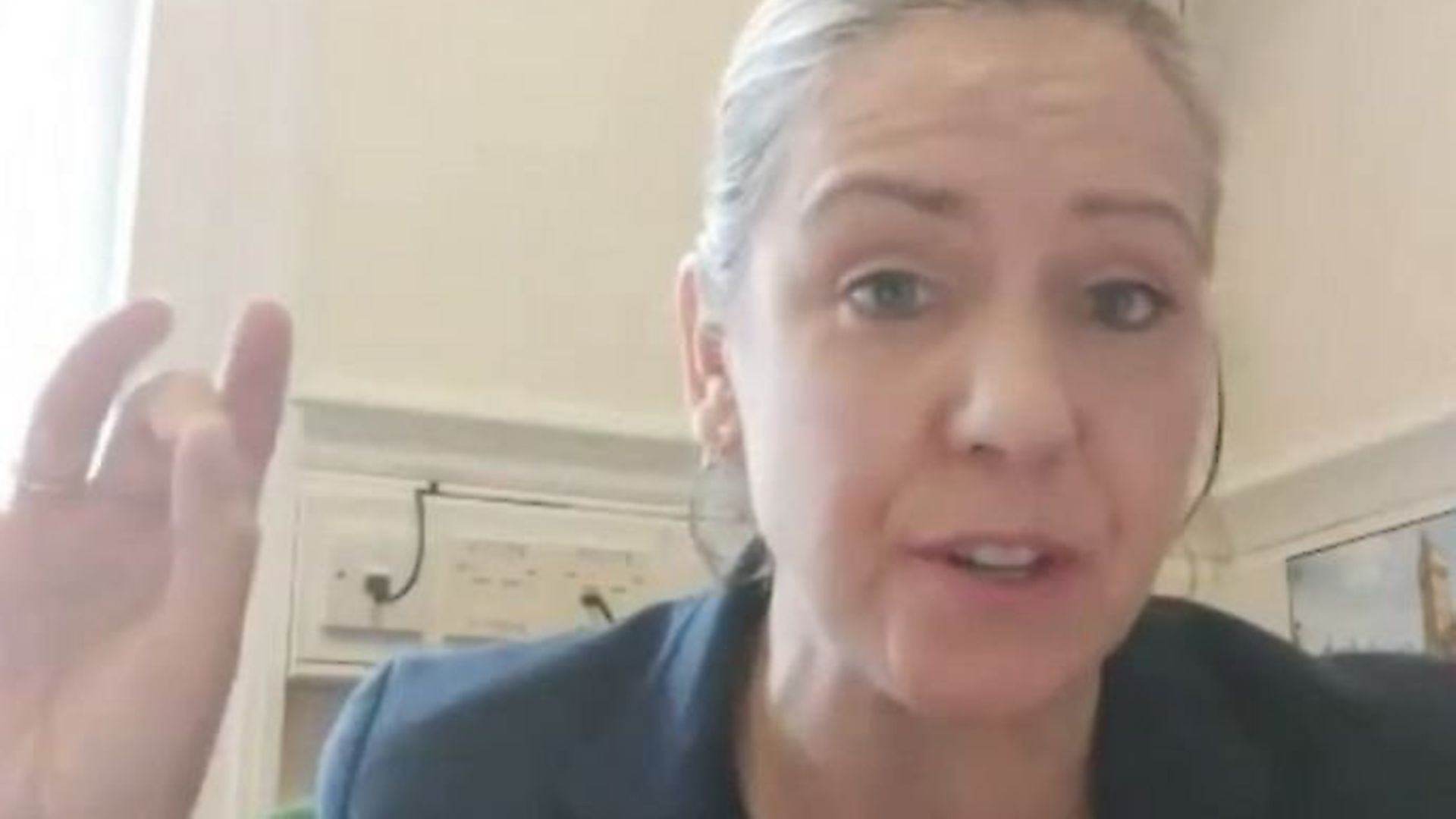 Andrea Jenkyns complains about Boris Johnson being called a liar. Photograph: Sky News. - Credit: Archant