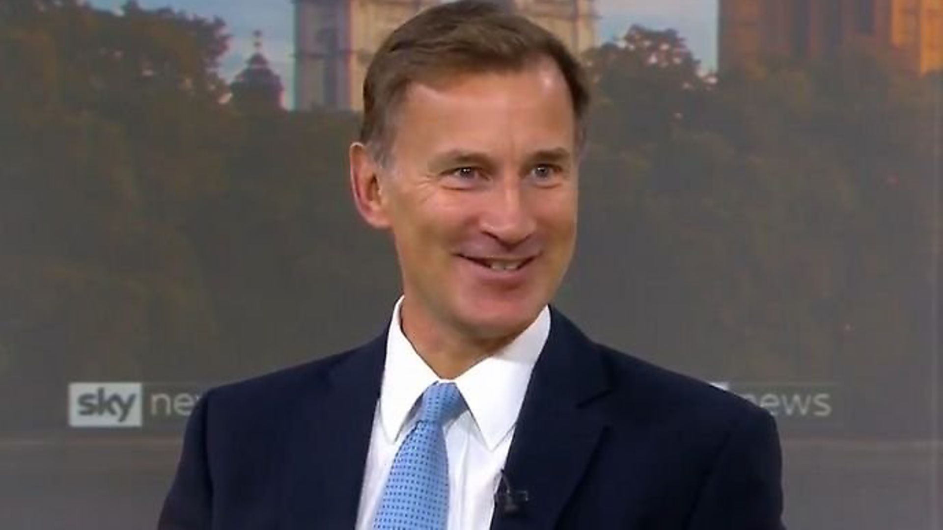 Jeremy Hunt is asked about missing out to Boris Johnson in the race to become PM. Photograph: Sky. - Credit: Archant