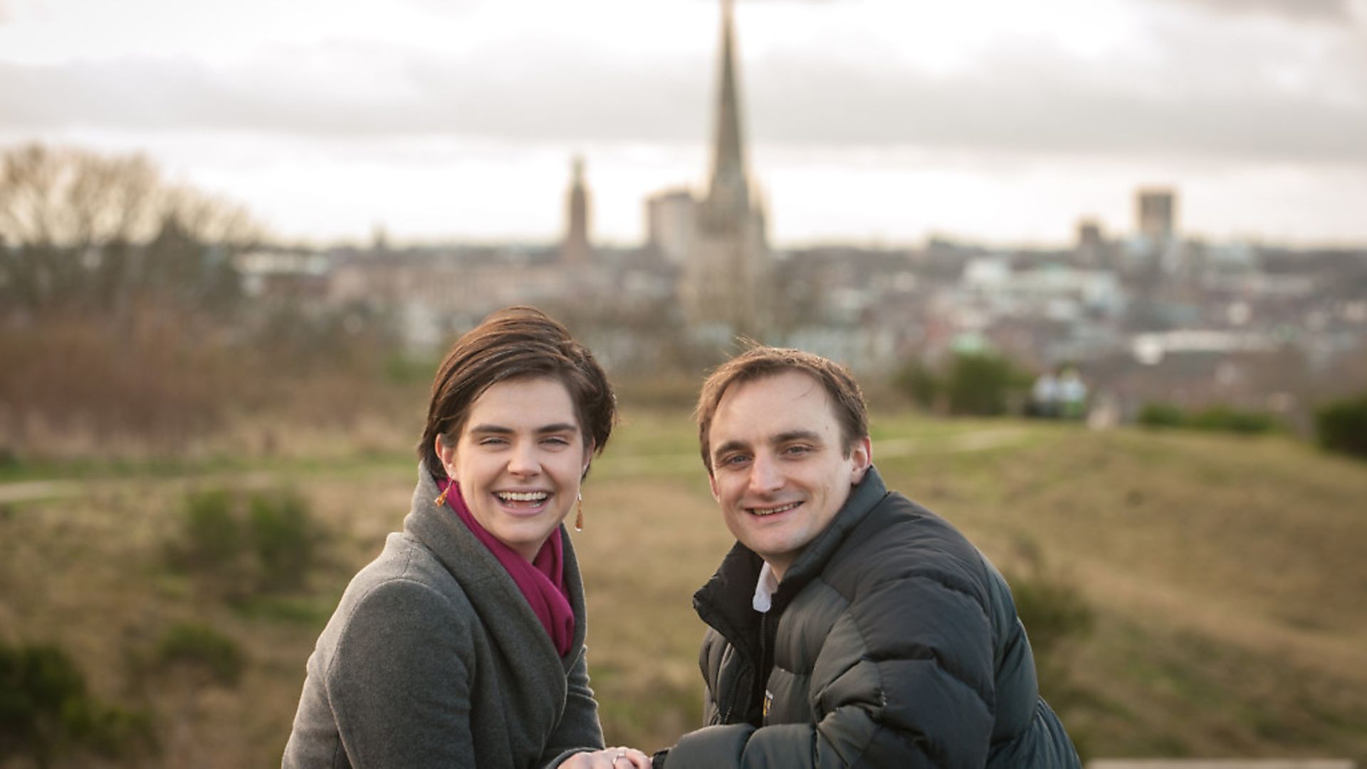 Chloe Smith and Sandy McFadzean.  Photograph: Bill Smith - Credit: Archant � 2012