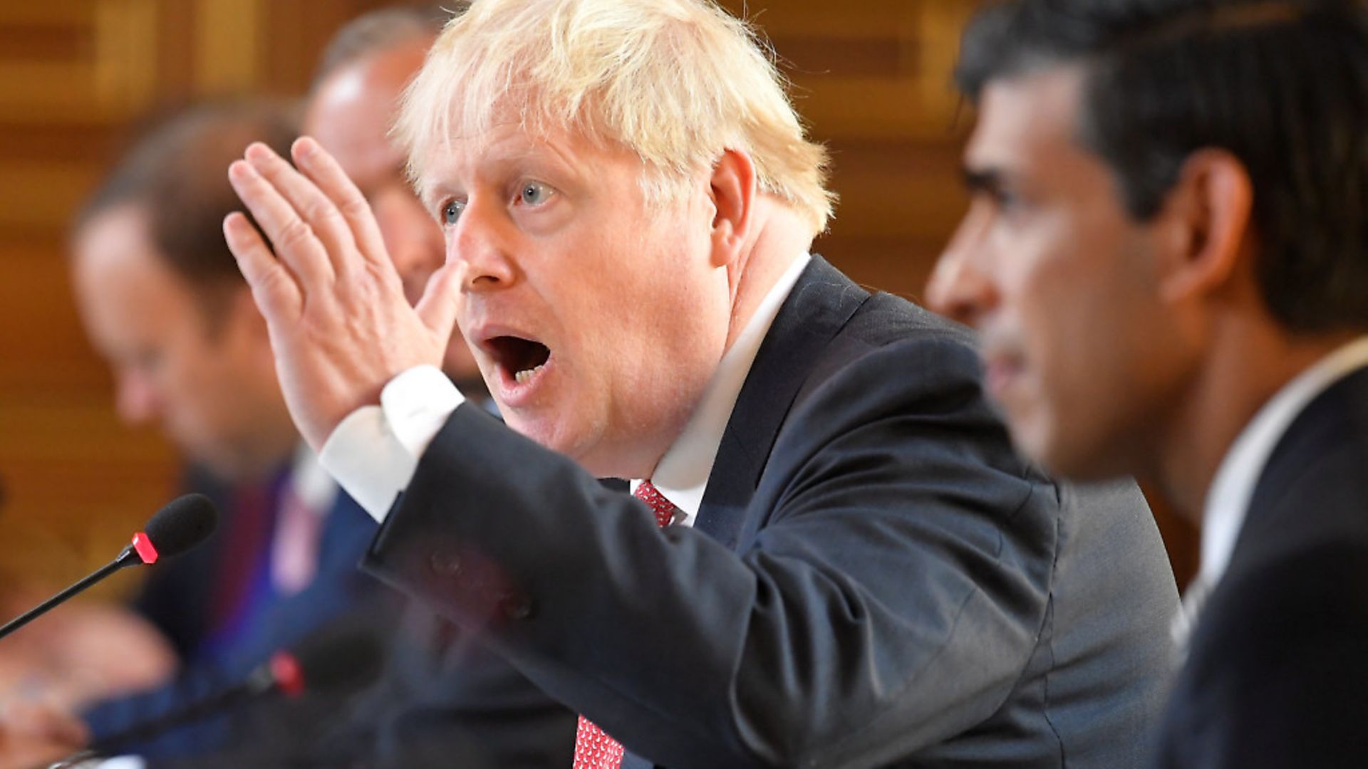 Prime Minister Boris Johnson chairs a Cabinet meeting at the Foreign and Commonwealth Office in London, ahead of MPs returning to Westminster after the summer recess. Photograph: Toby Melville/PA. - Credit: PA