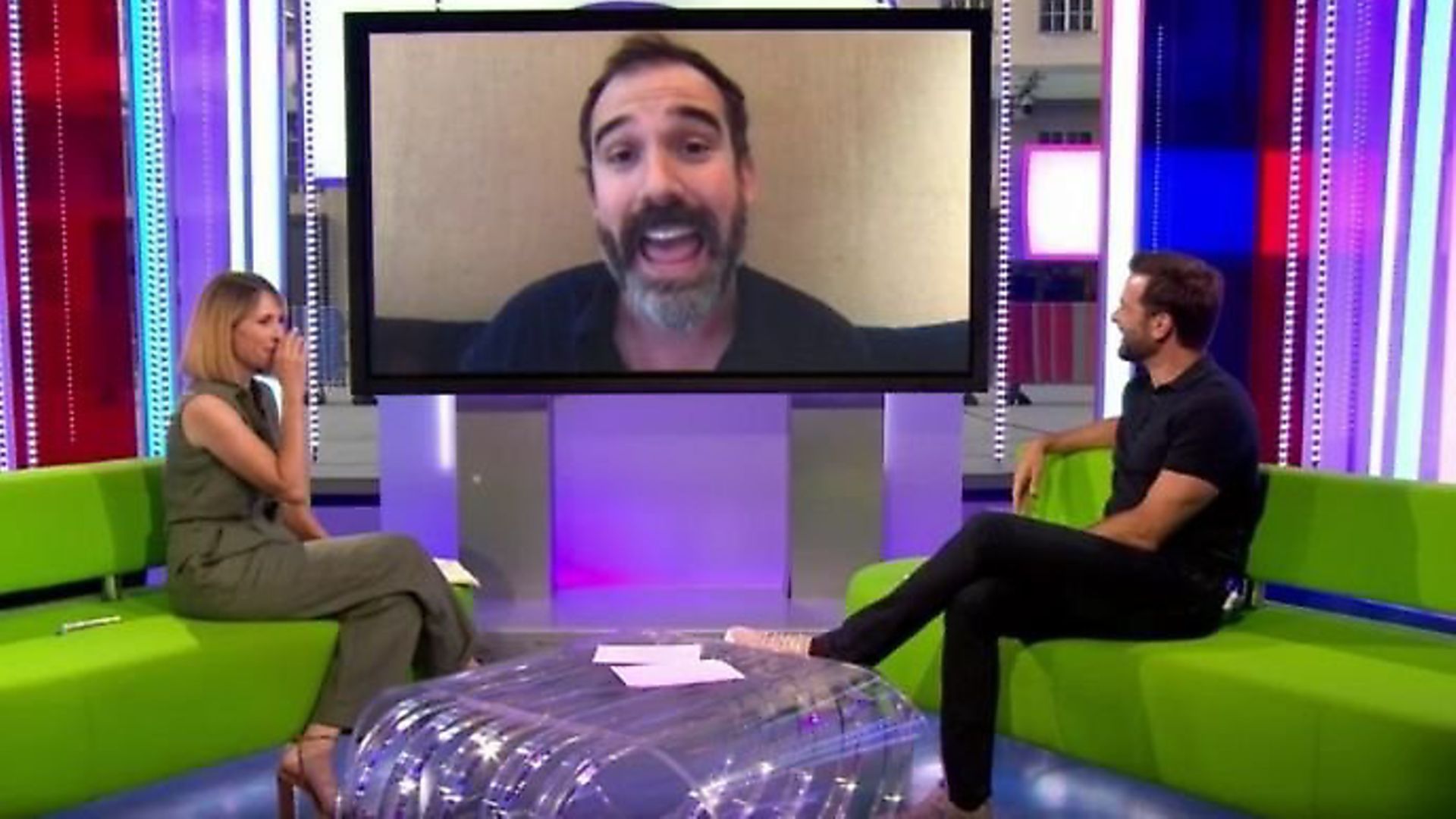 Dr Xand on The One Show leaves BBC presenters sniggering with quip about Dominic Cummings. Photograph: BBC. - Credit: Archant