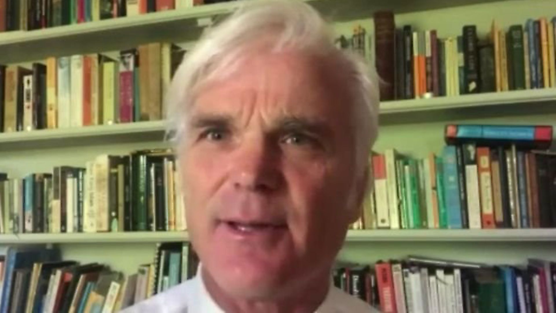 Desmond Swayne appears on Sky News. Photograph: Sky. - Credit: Archant