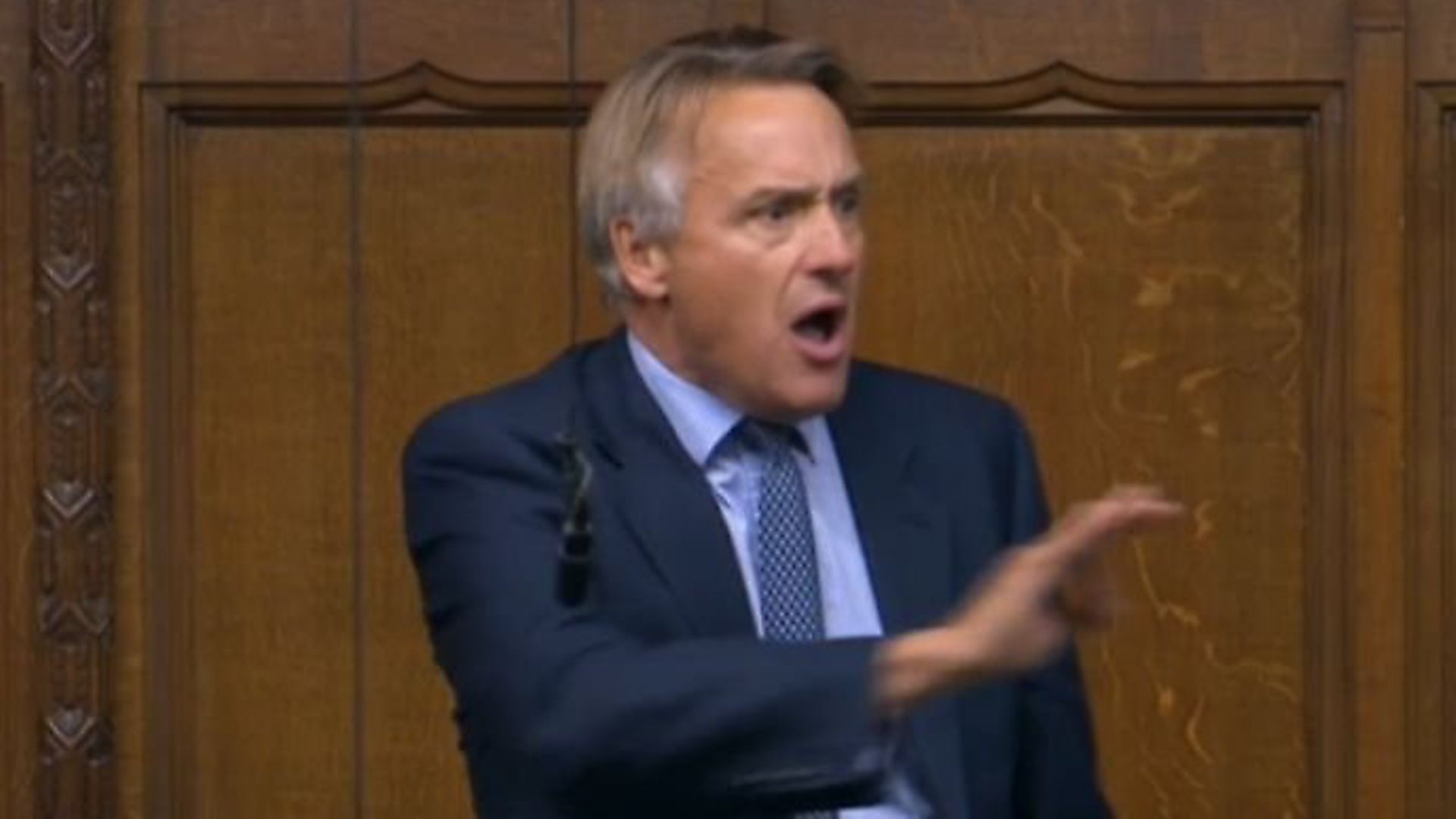 Charles Walker issues a warning to Boris Johnson. Photograph: Parliament TV. - Credit: Archant