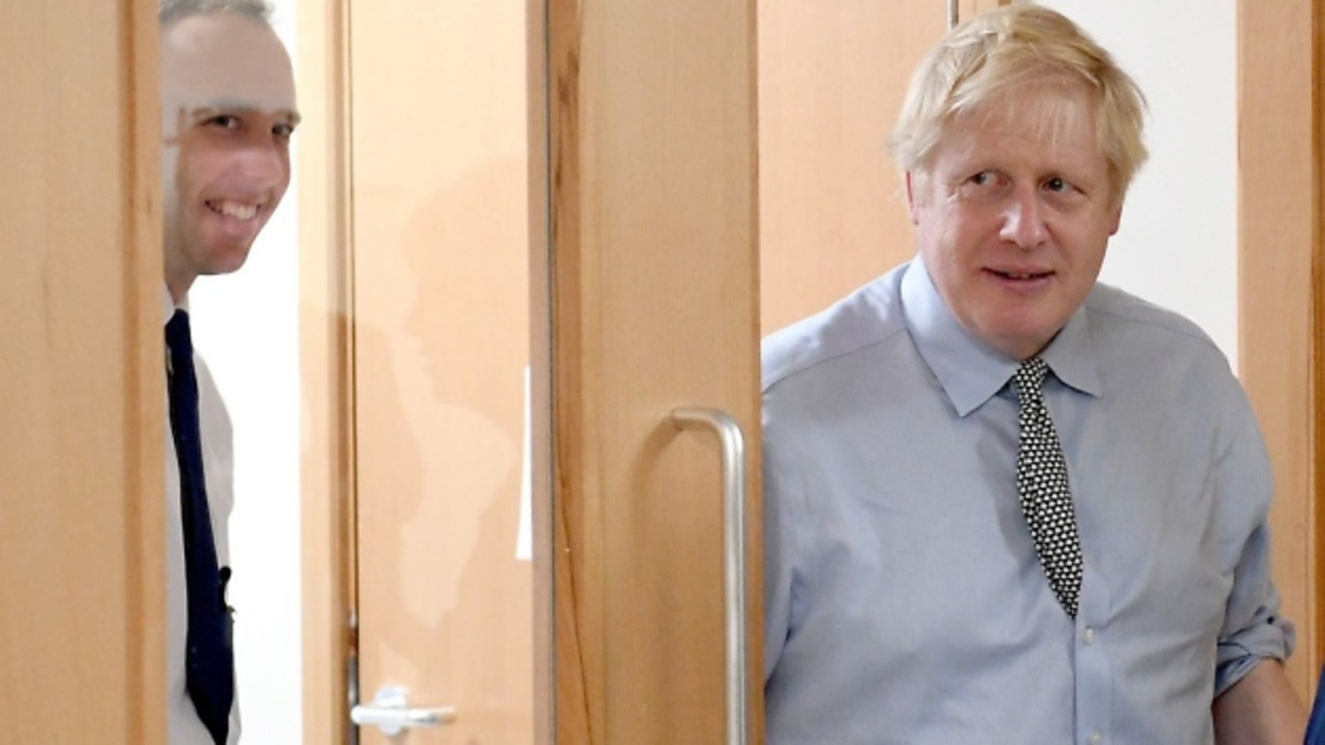 Prime minister Boris Johnson (right) with health secretary Matt Hancock. Photograph: Stefan Rousseau/PA.