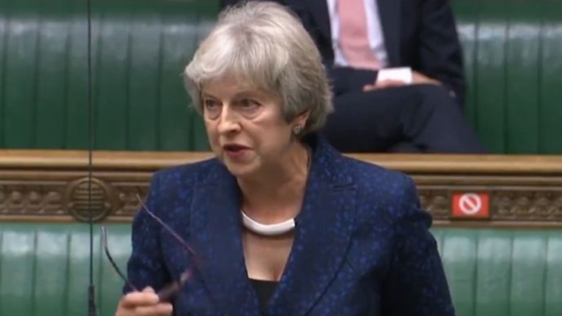 Theresa May in the House of Commons