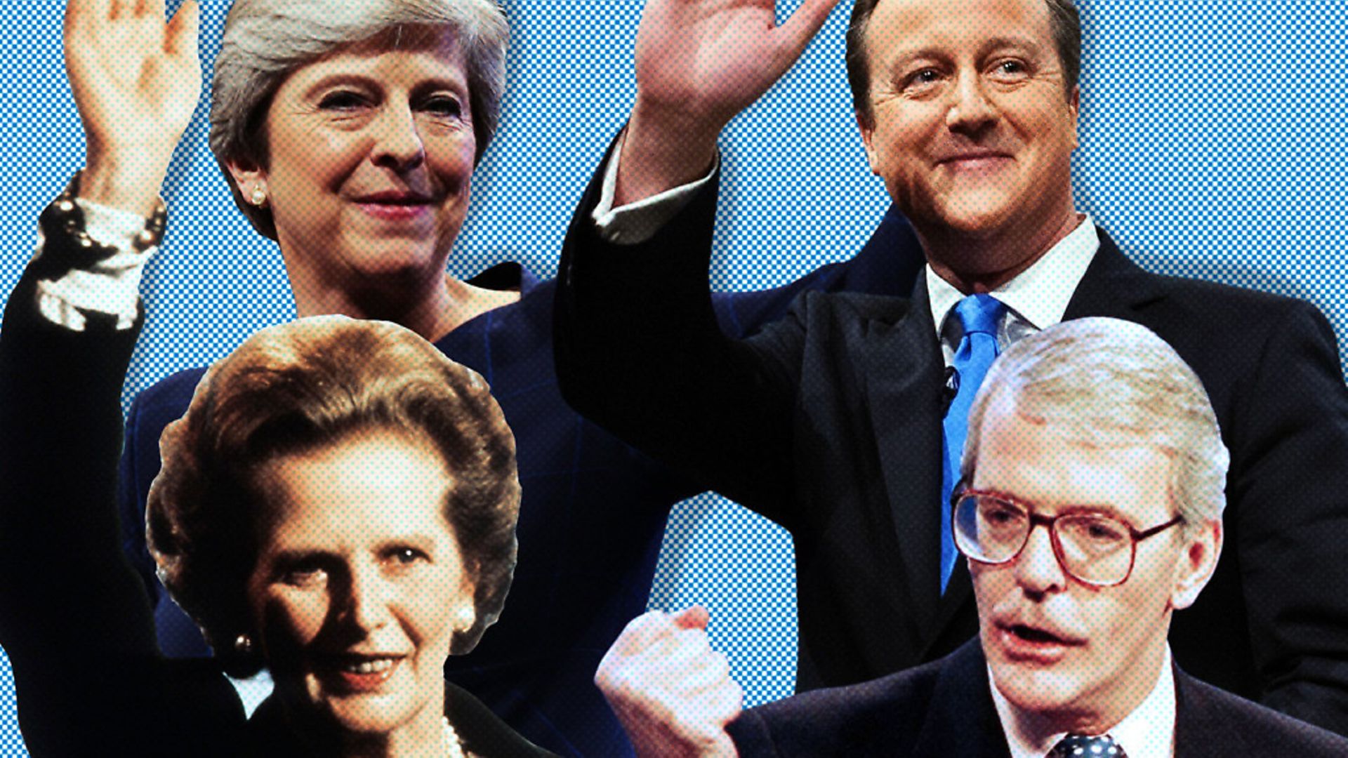 Conservative prime ministers tormented by Europe: Margaret Thatcher, Theresa May, David Cameron and John Major. PHOTOS: PA. - Credit: Press Association