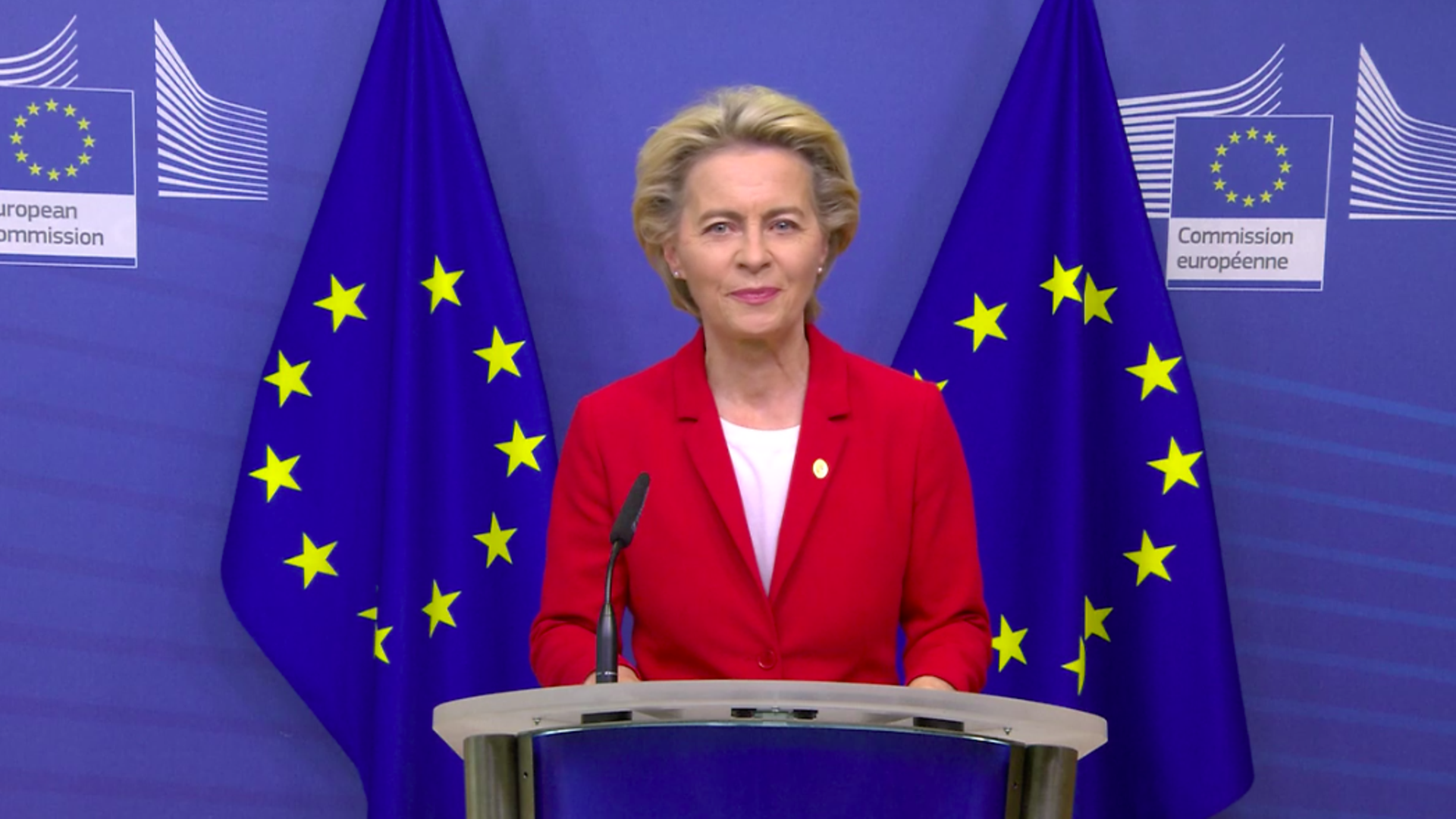 The European Commission's Ursula von der Leyen. - Credit: SBS