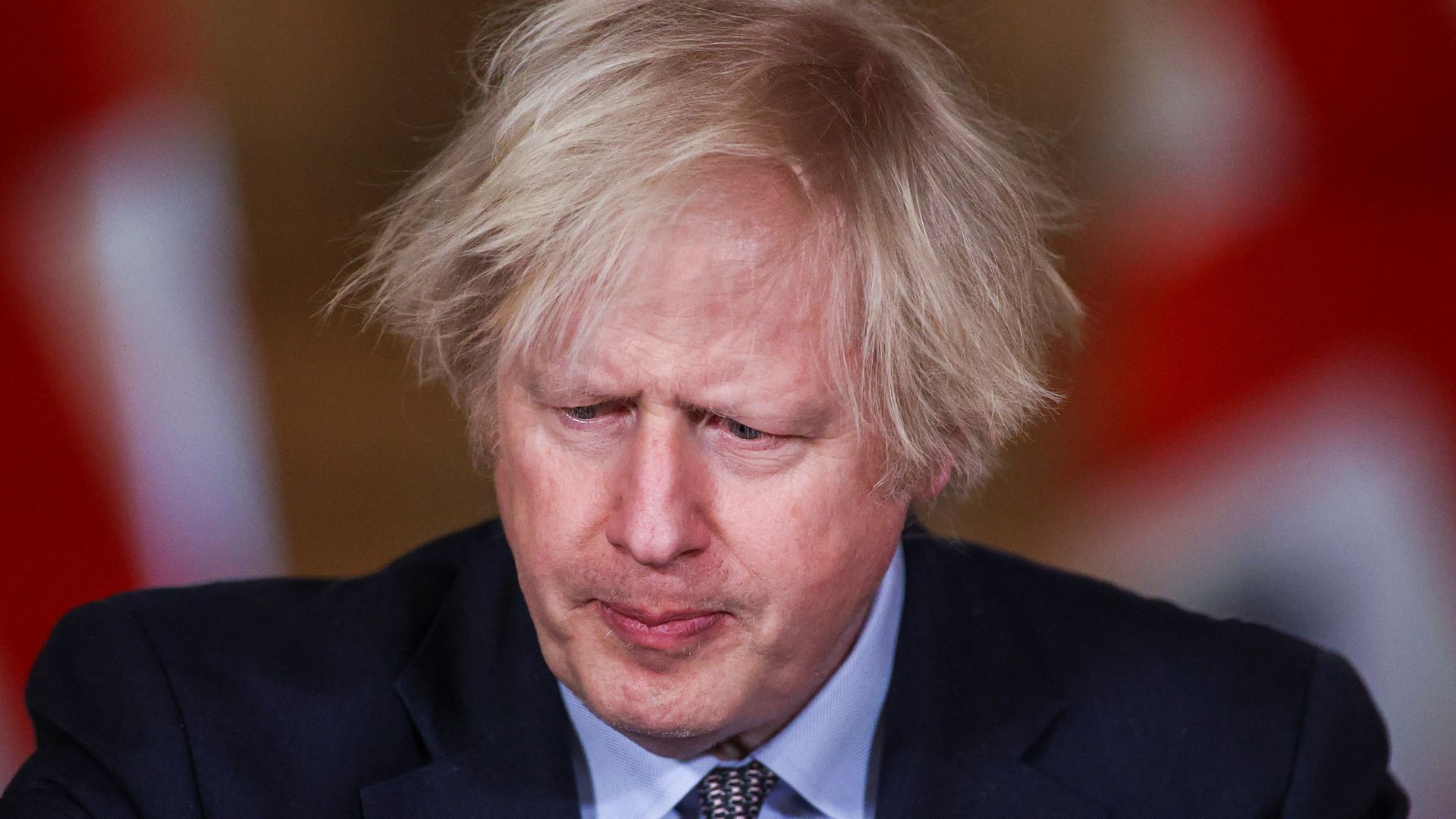 Prime minister Boris Johnson during a media briefing in Downing Street, London, on coronavirus (Covid-19) - Credit: PA