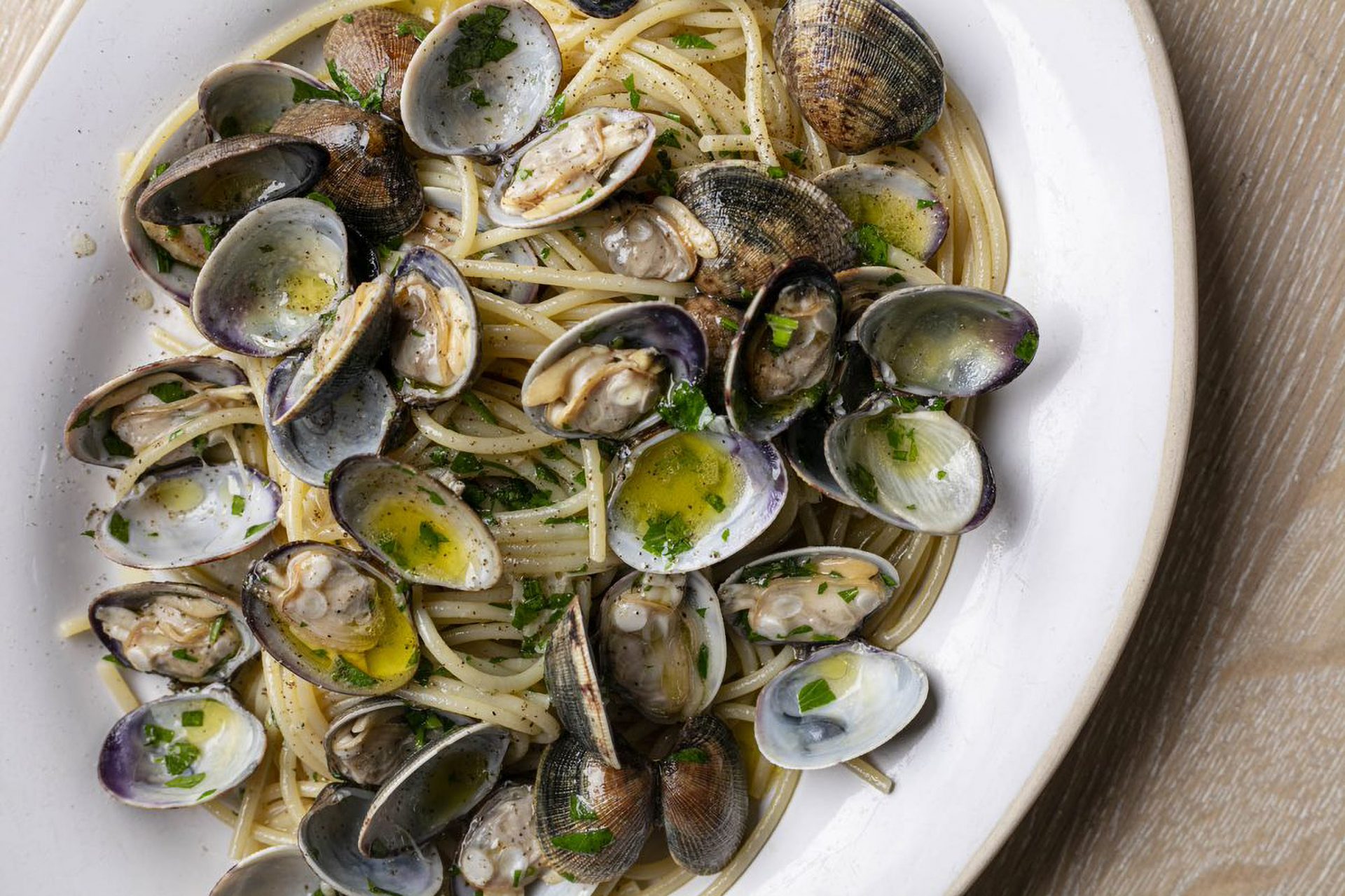 Francesco Mazzei’s Vongole pasta