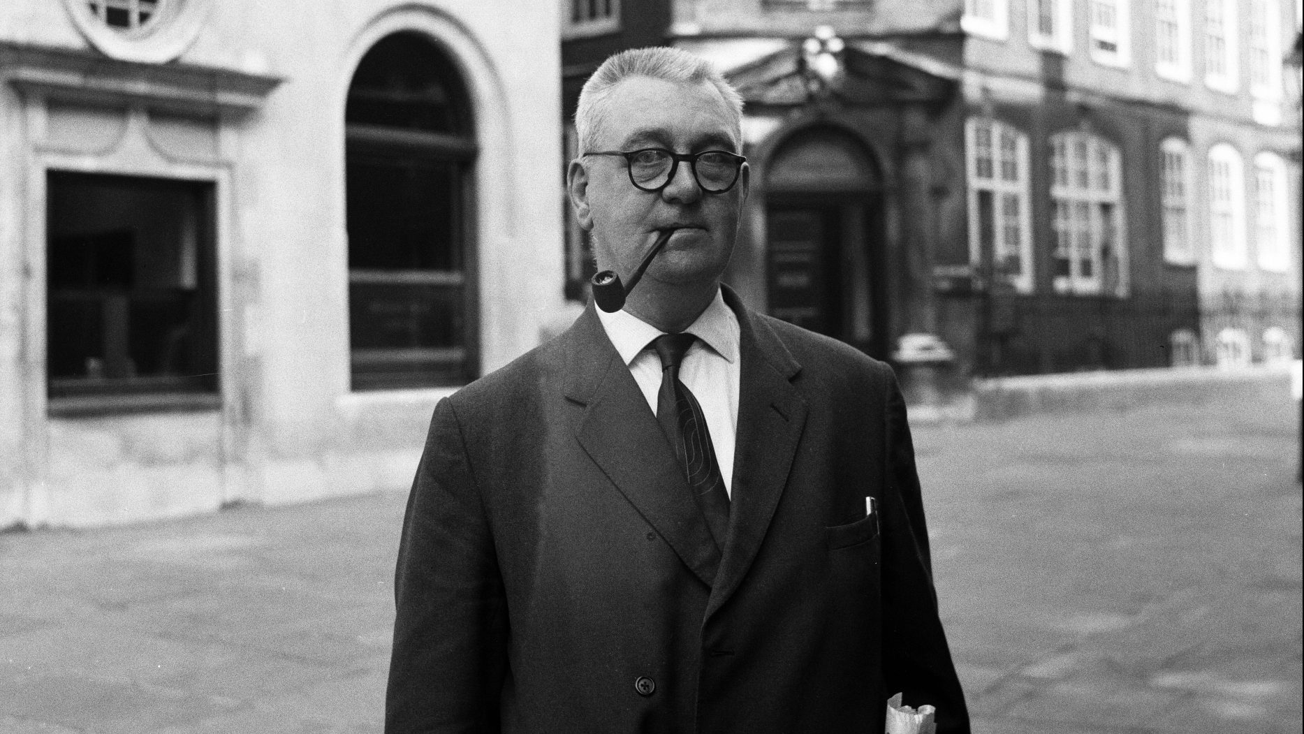 Almost four years to the day that Goya's painting of the Duke of Wellington was stolen from the National Gallery, it went on exhibition - at Bow Street Court today, when Kempton Bunton (pictured) a 61-year-old unemployed driver, was charged with the theft, 17th August 1965. Photo: Dixie Dean/Mirrorpix/Getty Images