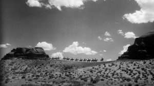A scene from John Ford’s The Searchers, 
filmed in Monument Valley ... or Tsé Biiʼ 
Ndzisgaii as it is known to the Navaho